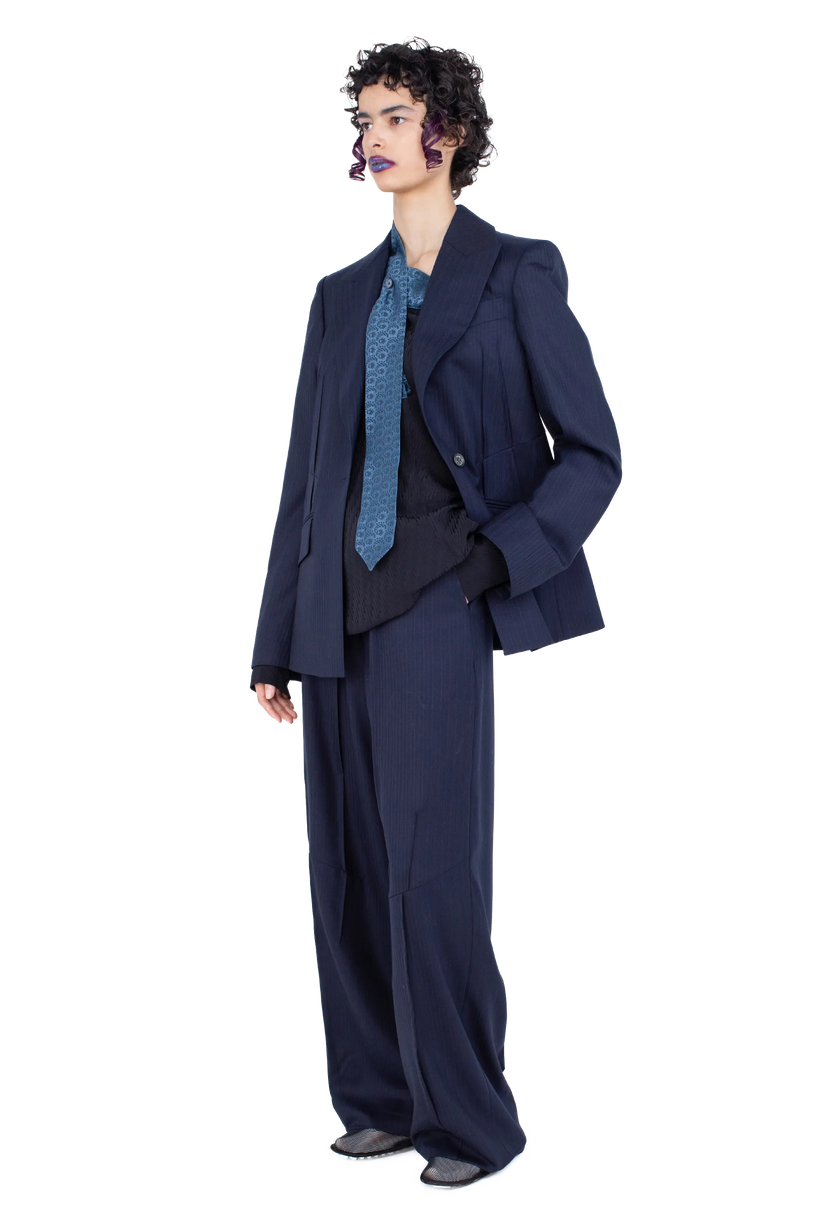 TRIPOLINA Tailored Jacket — Navy