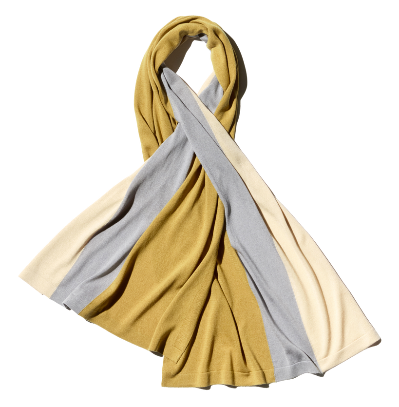 SIGO Knit Scarf — Ochre