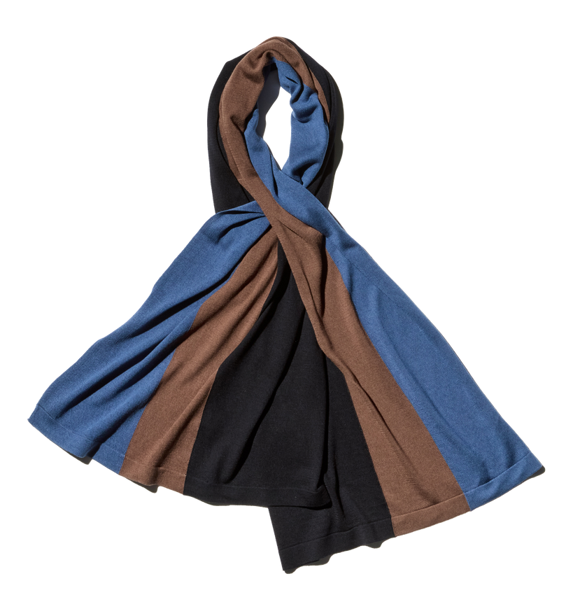 SIGO Knit Scarf — Brown