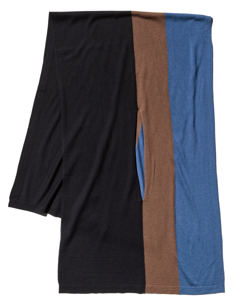 SIGO Knit Scarf — Brown