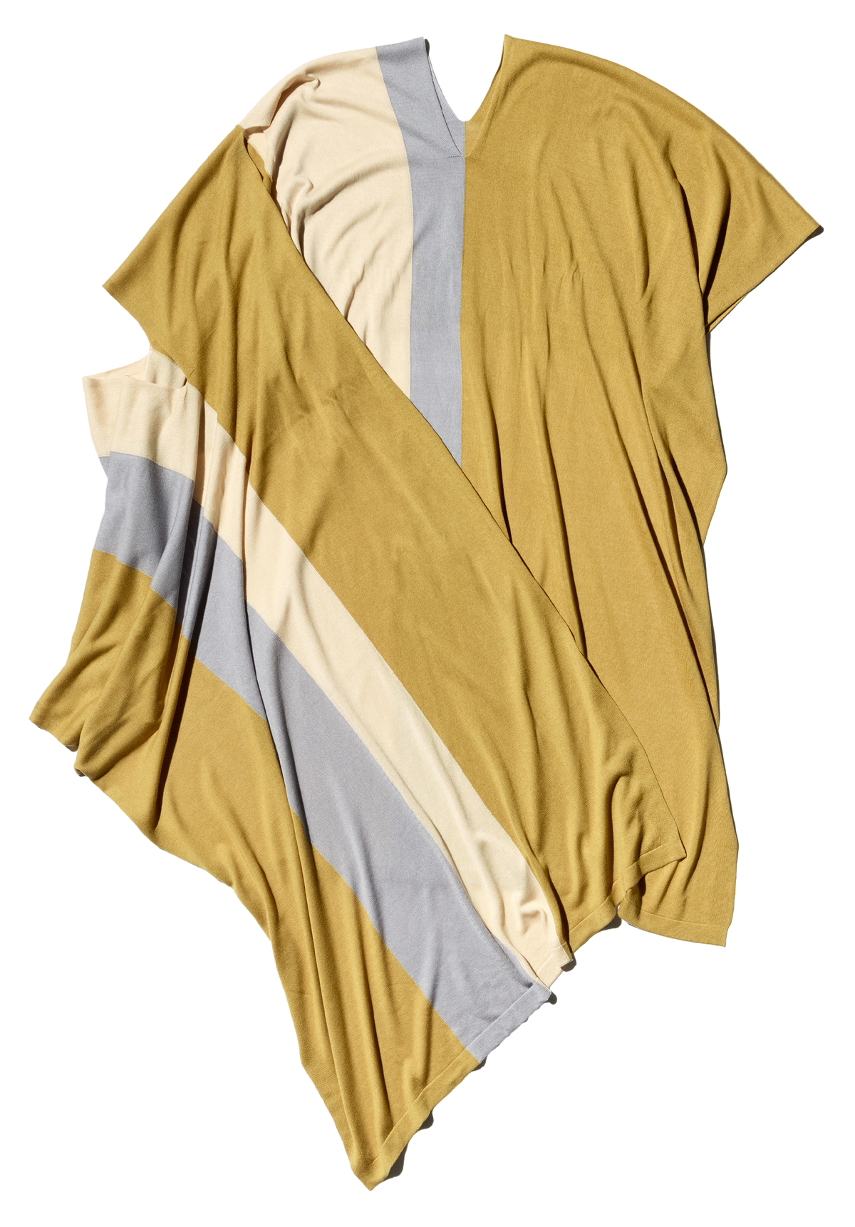 SIGO Wide Knit Scarf — Ochre