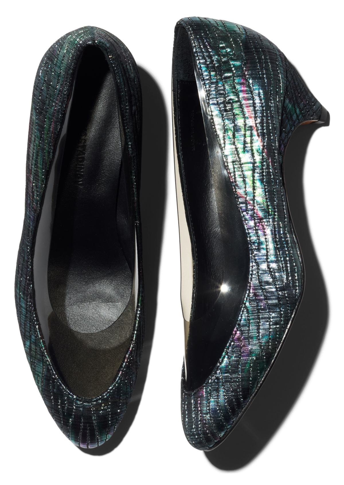 JAEGER Pumps — Metallic Forest