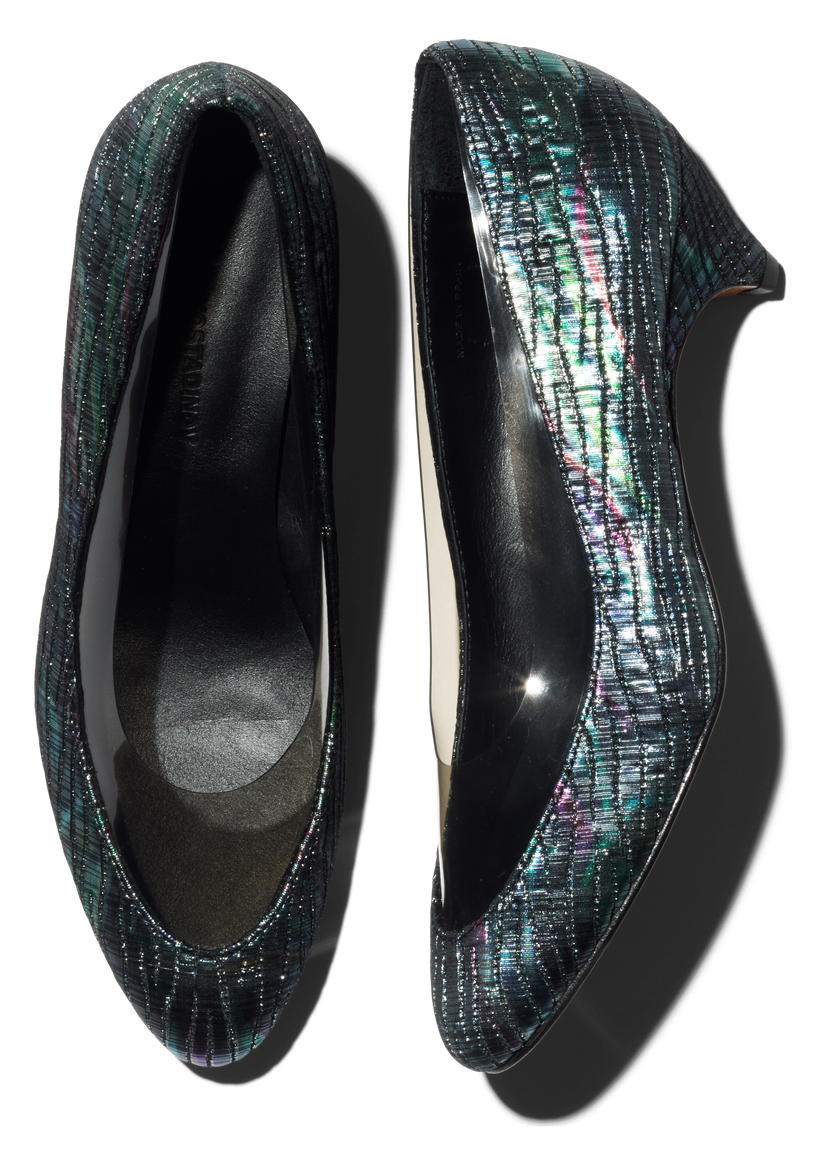 JAEGER Pumps — Metallic Forest