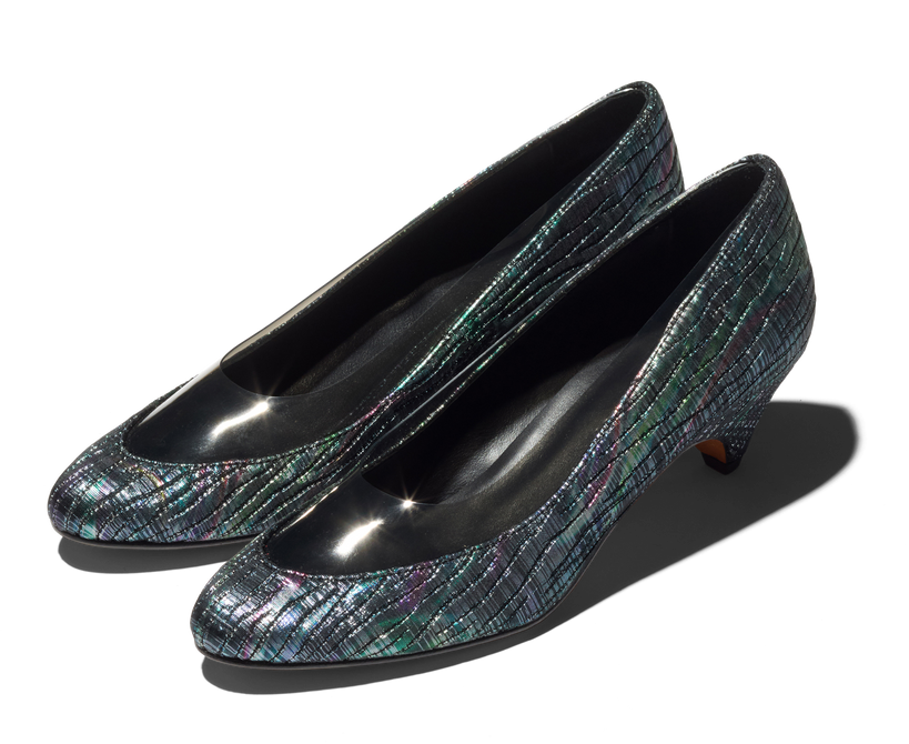 JAEGER Pumps — Metallic Forest