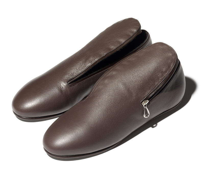 PETREL Shearling-Lined Loafers — Panther Black