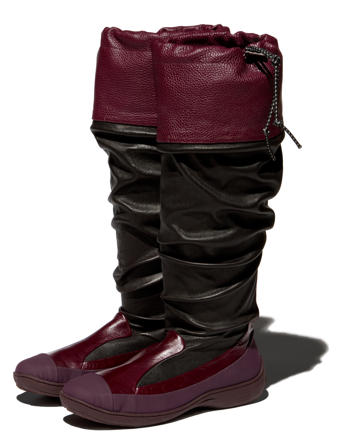 AVOCET Leather Boots — Espresso Brown