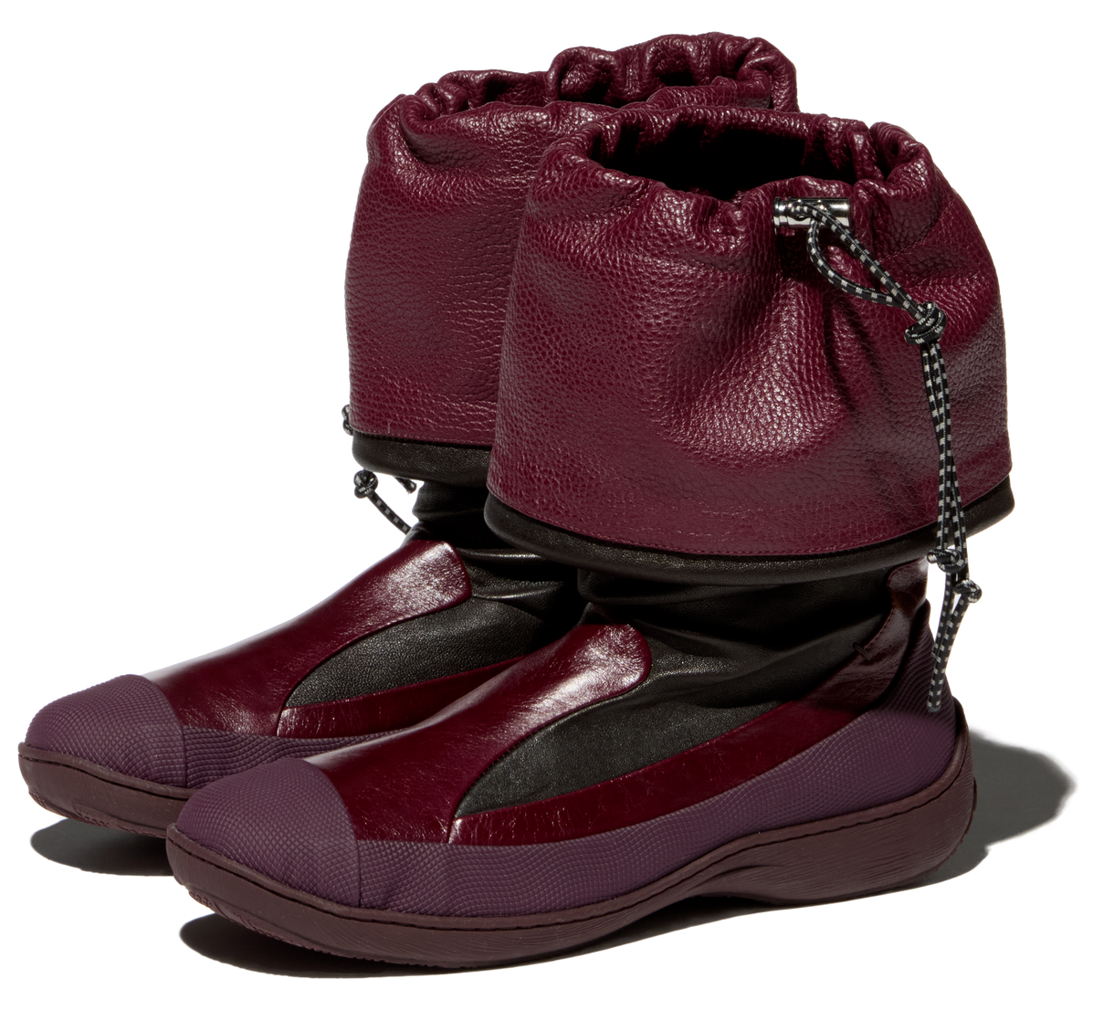 AVOCET Leather Boots — Espresso Brown
