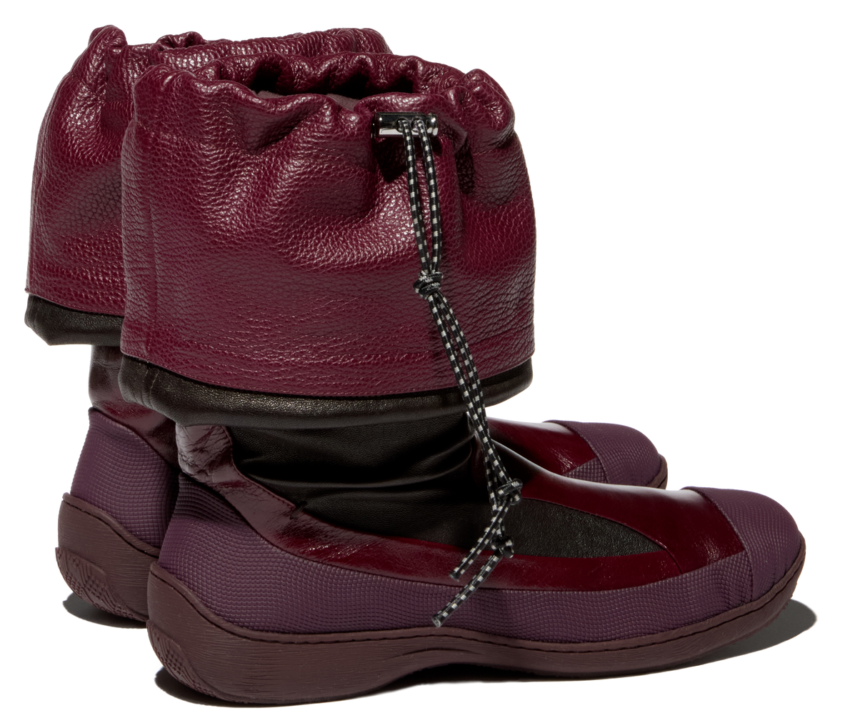 AVOCET Leather Boots — Espresso Brown