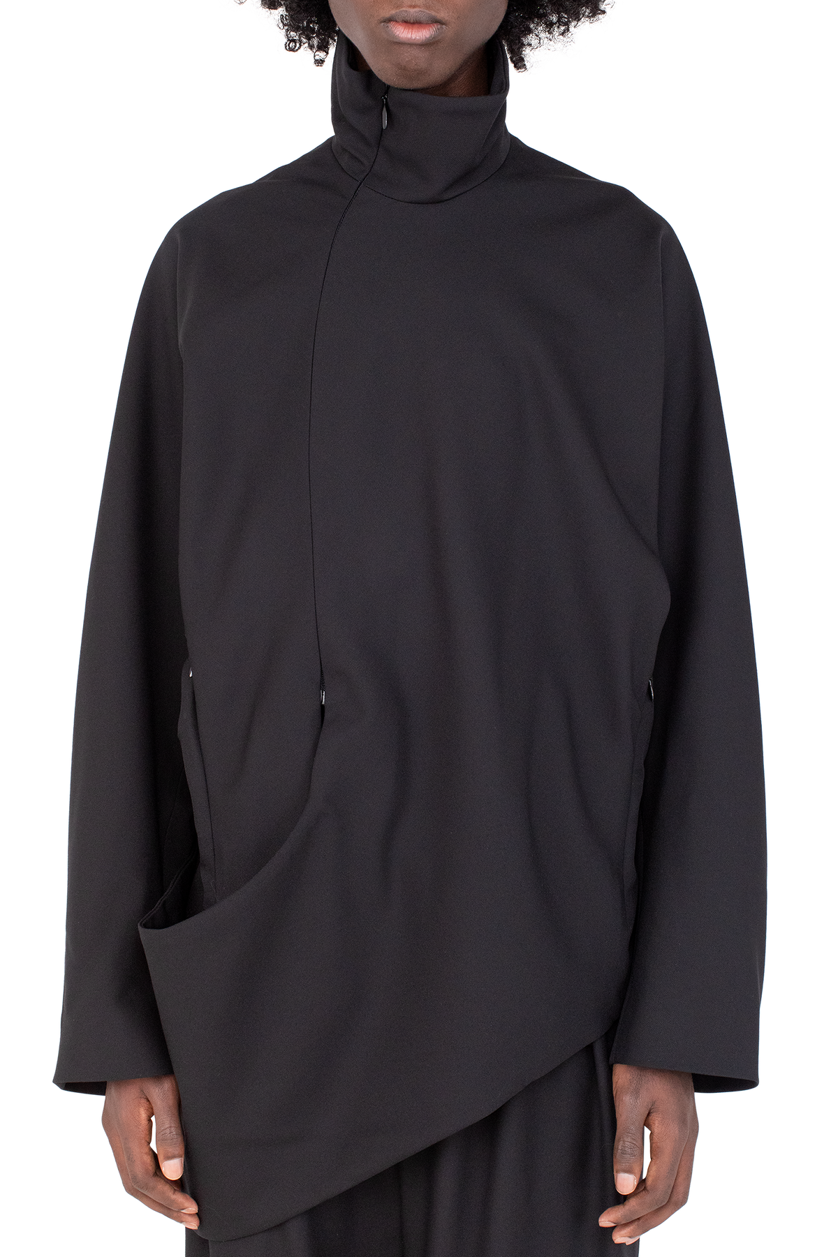 ISKAR Wrap Jacket — Cool Black