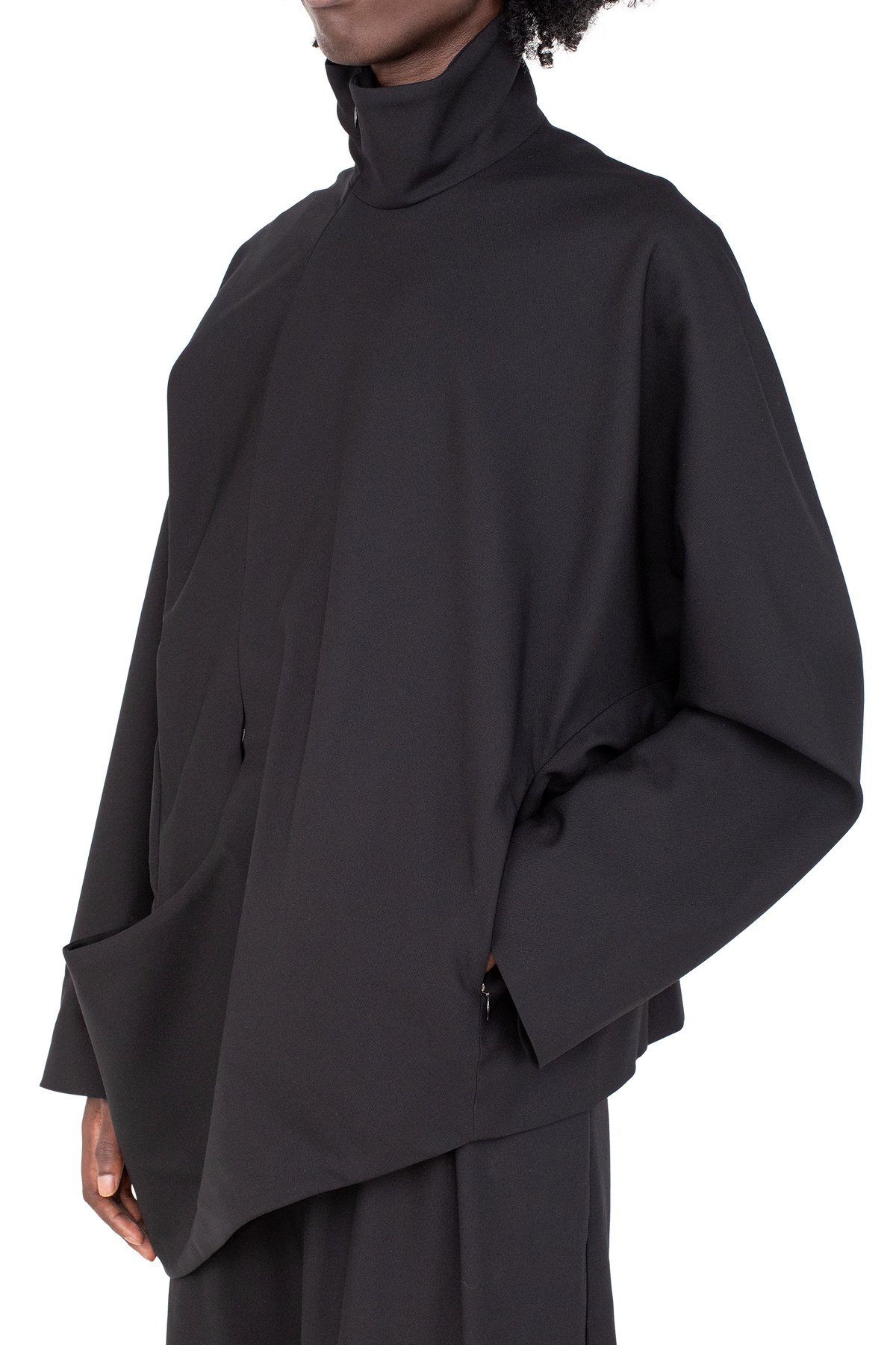 ISKAR Wrap Jacket — Cool Black