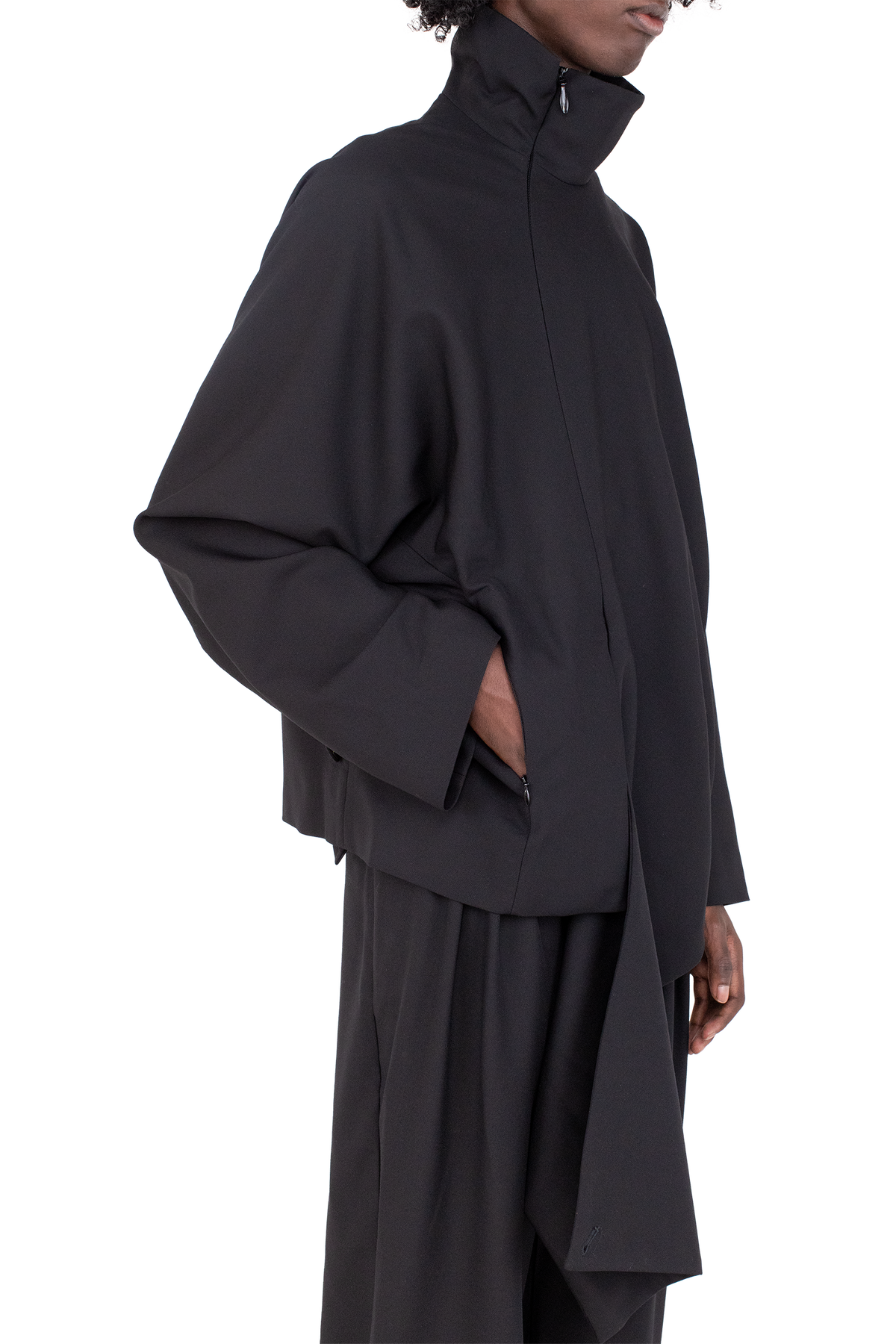 ISKAR Wrap Jacket — Cool Black