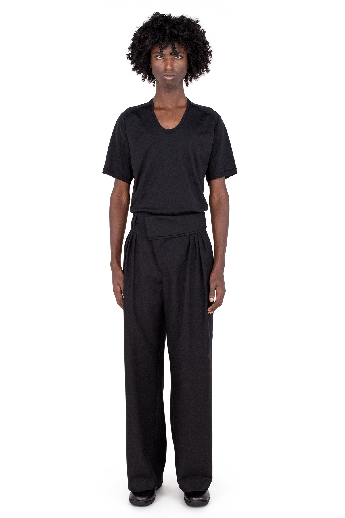 DIEZE Wide Trousers — Cool Black
