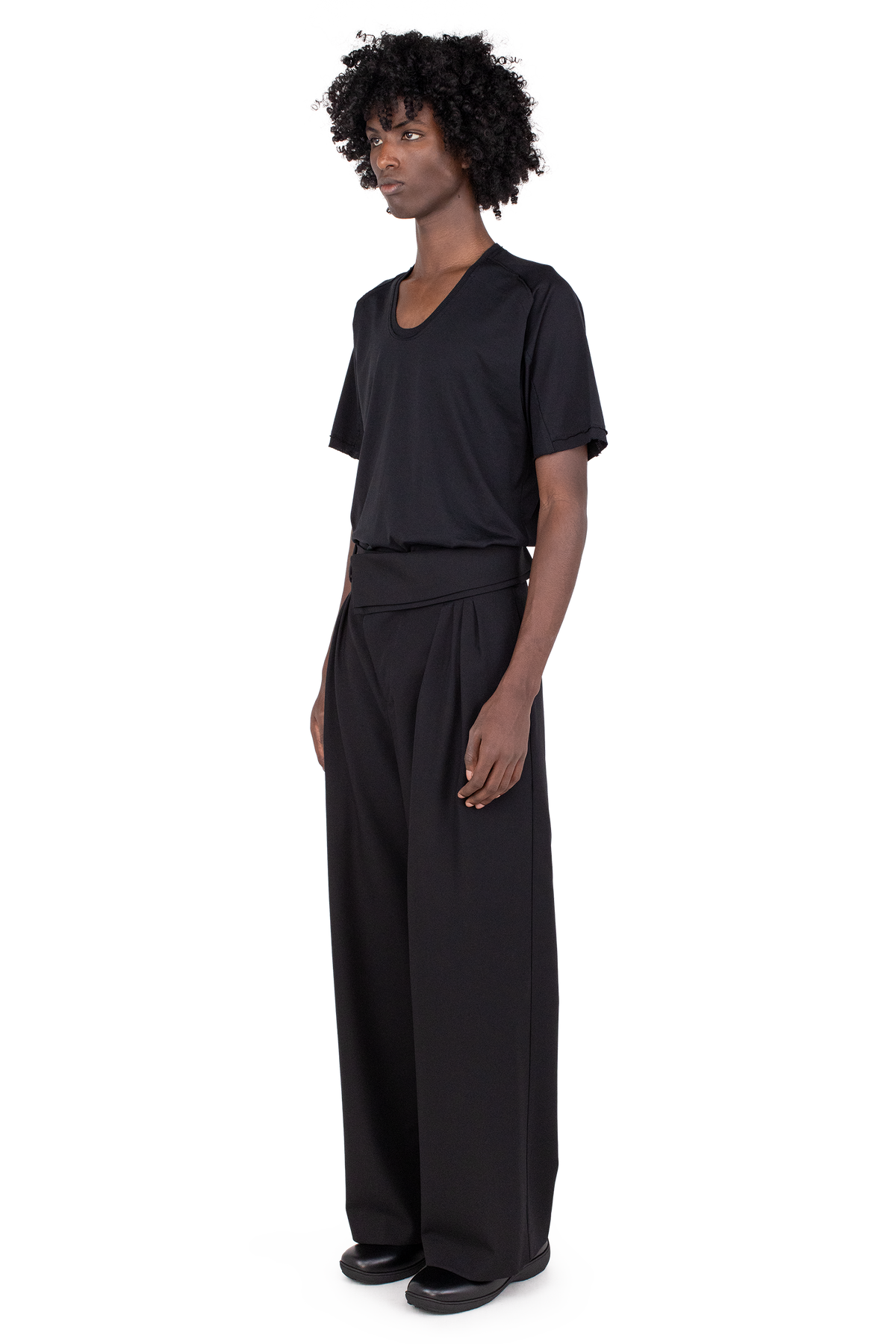 DIEZE Wide Trousers — Cool Black