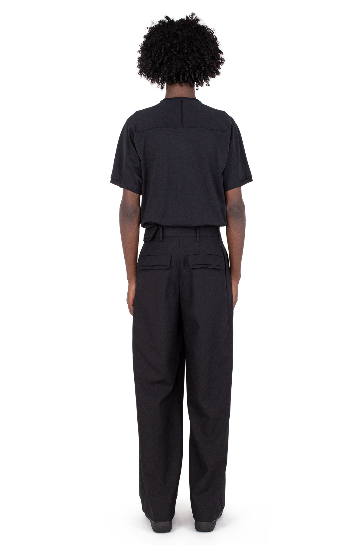 DIEZE Wide Trousers — Cool Black