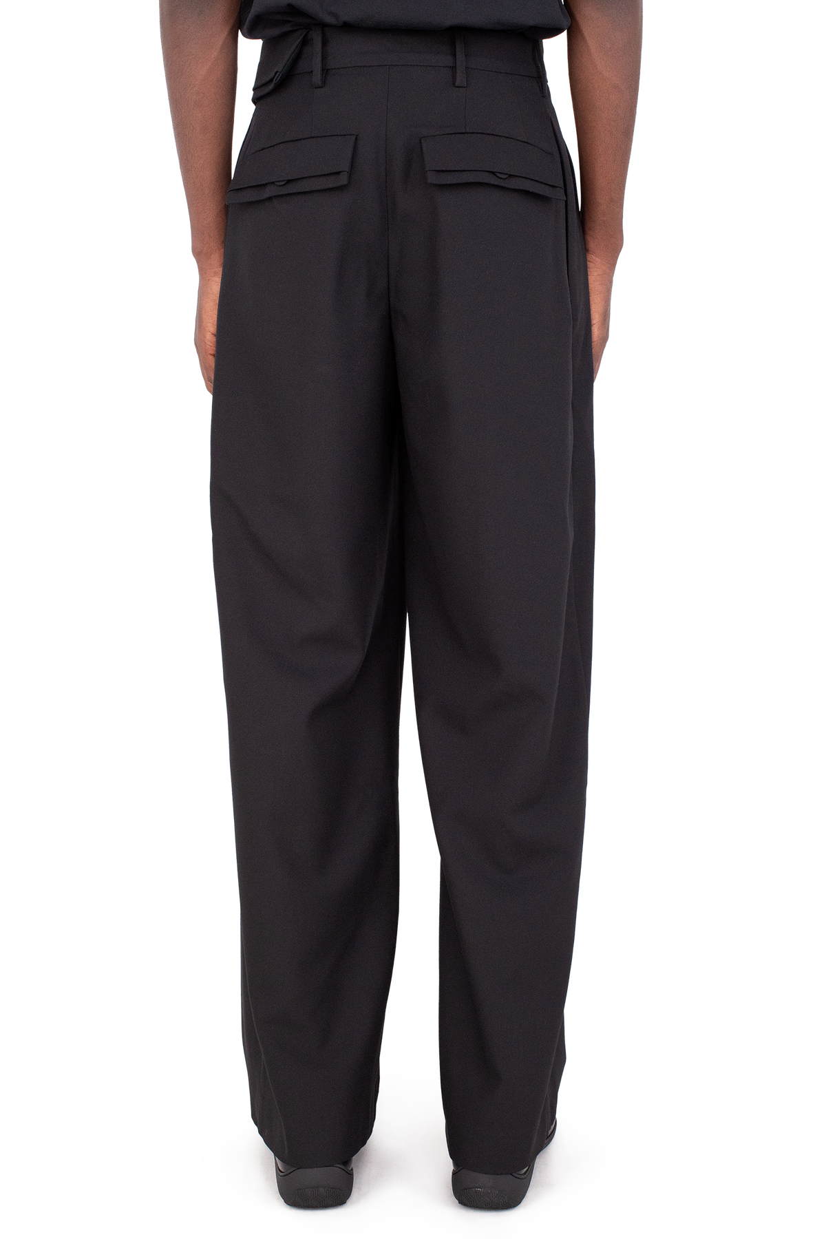 DIEZE Wide Trousers — Cool Black