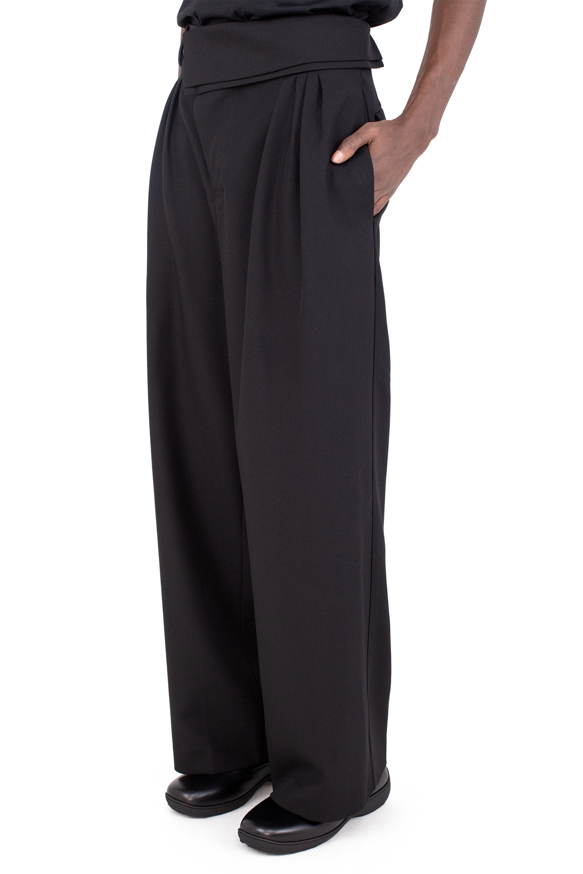 DIEZE Wide Trousers — Cool Black