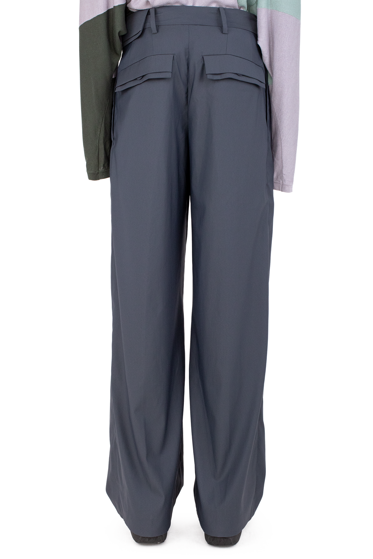 DIEZE Wide Trousers — Deep Grey