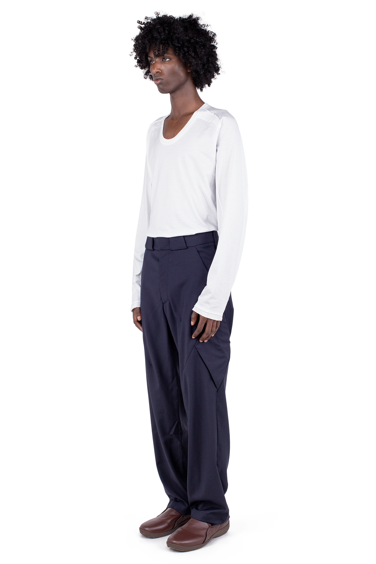 ERDIKO Trousers — Midnight Blue