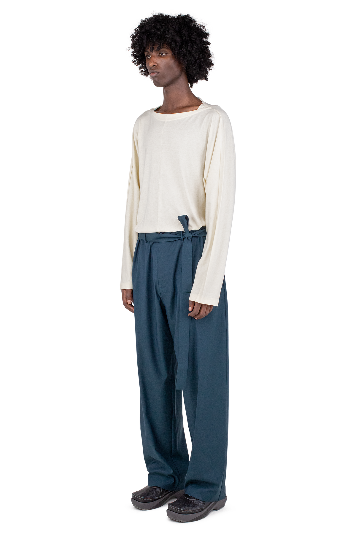 LAAN Gathered Trouser — Spruce