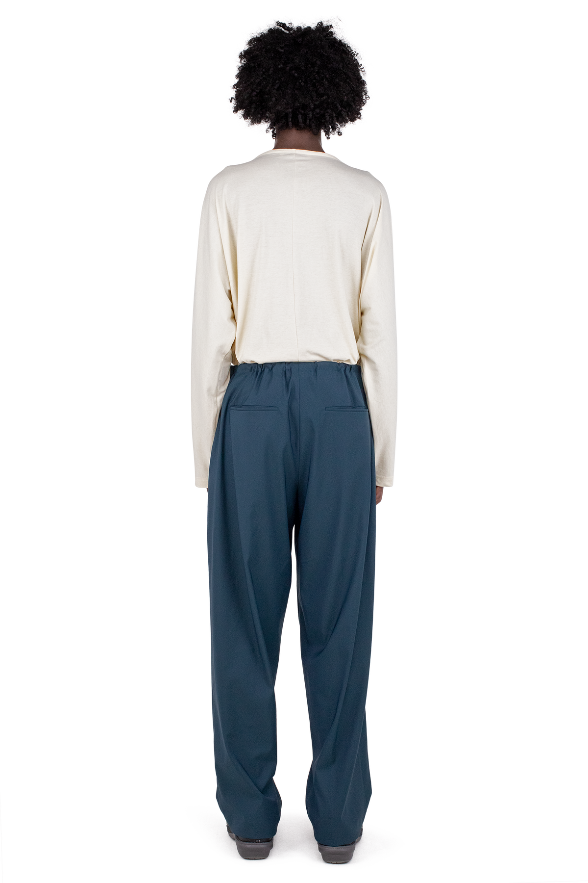 LAAN Gathered Trouser — Spruce