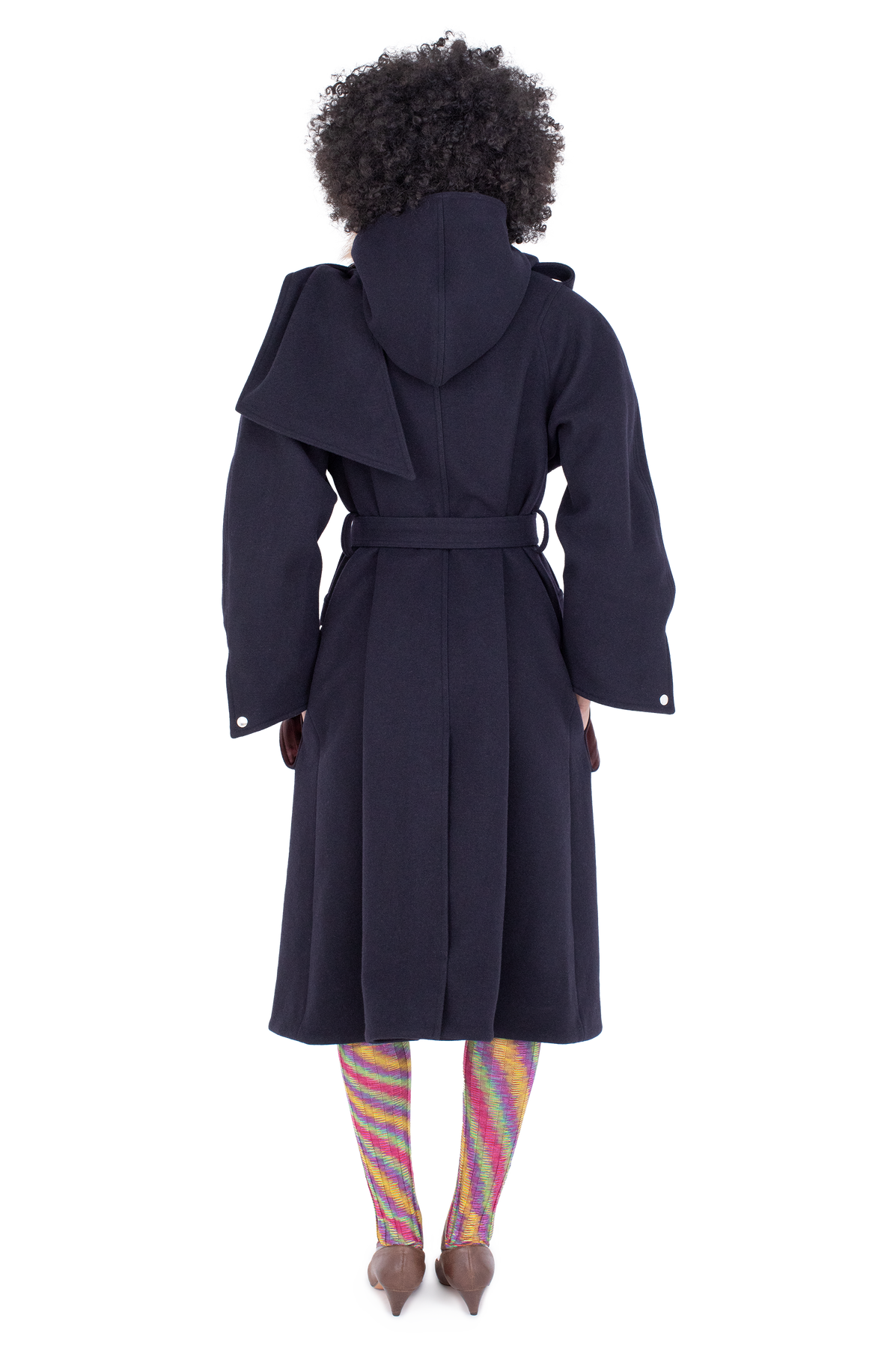 SISKIN Hooded Coat — Midnight Blue