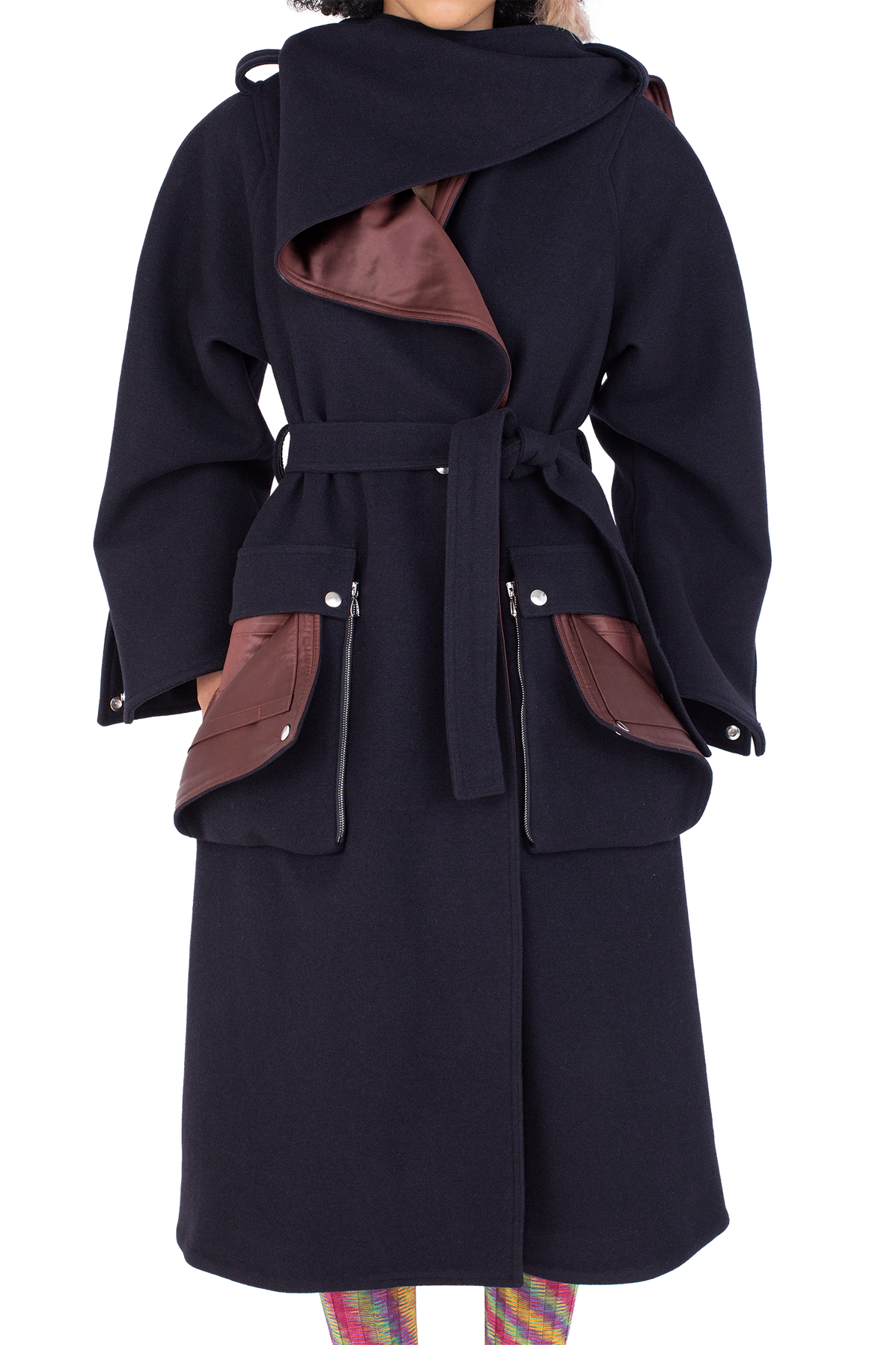 SISKIN Hooded Coat — Midnight Blue