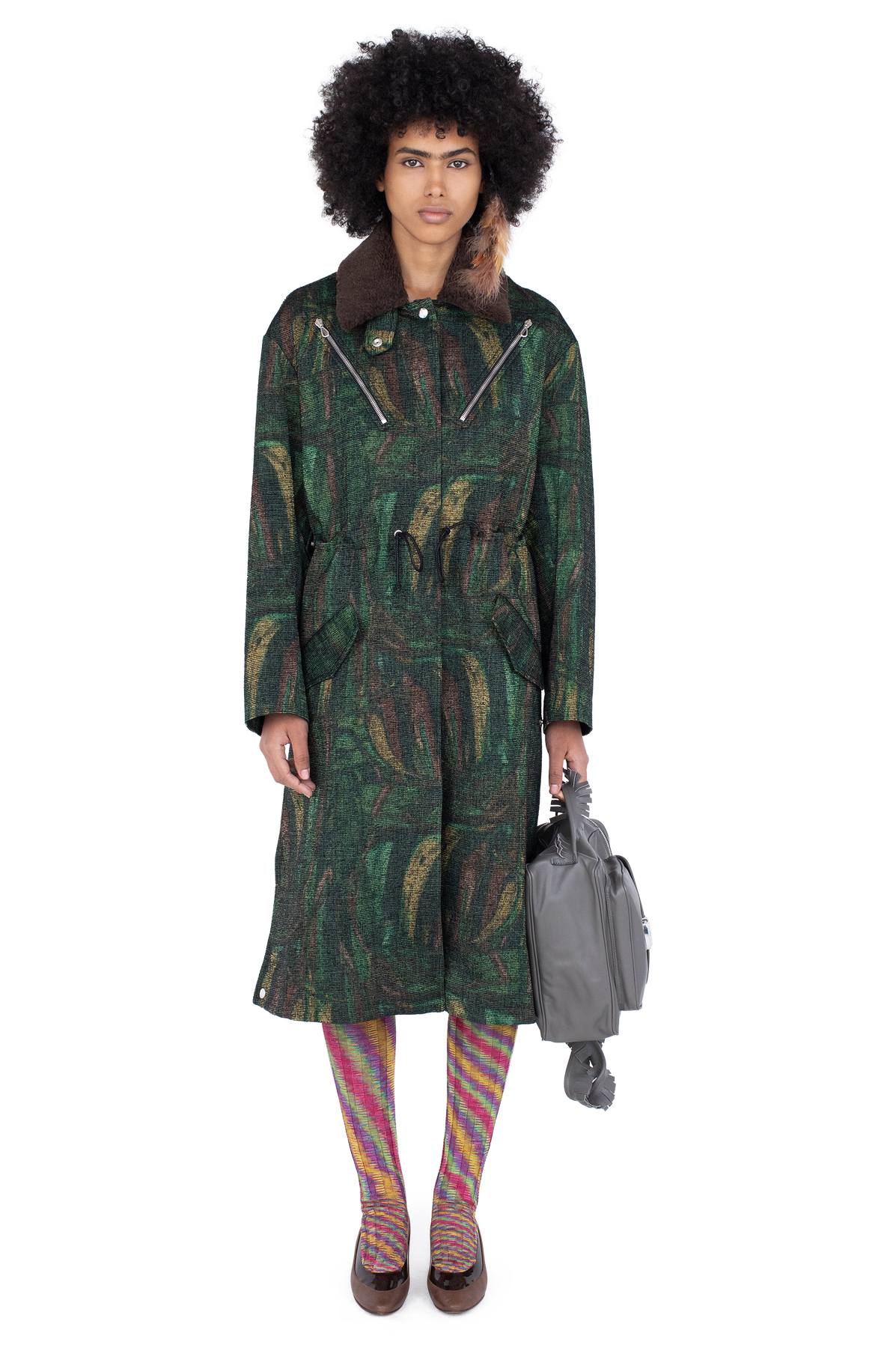 OSPREY Coat — Feather Print (Exclusive)