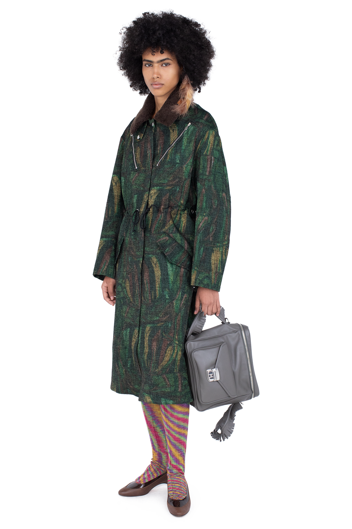 OSPREY Coat — Feather Print (Exclusive)