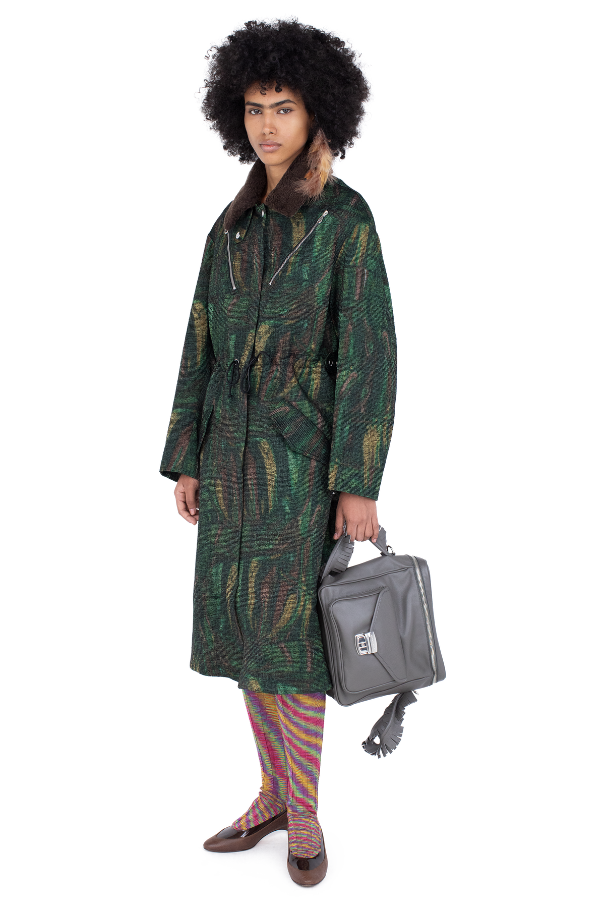 OSPREY Coat — Feather Print (Exclusive)