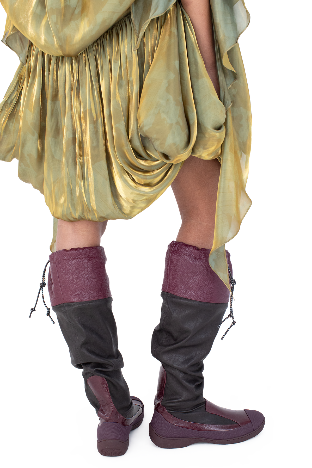 AVOCET Leather Boots — Espresso Brown