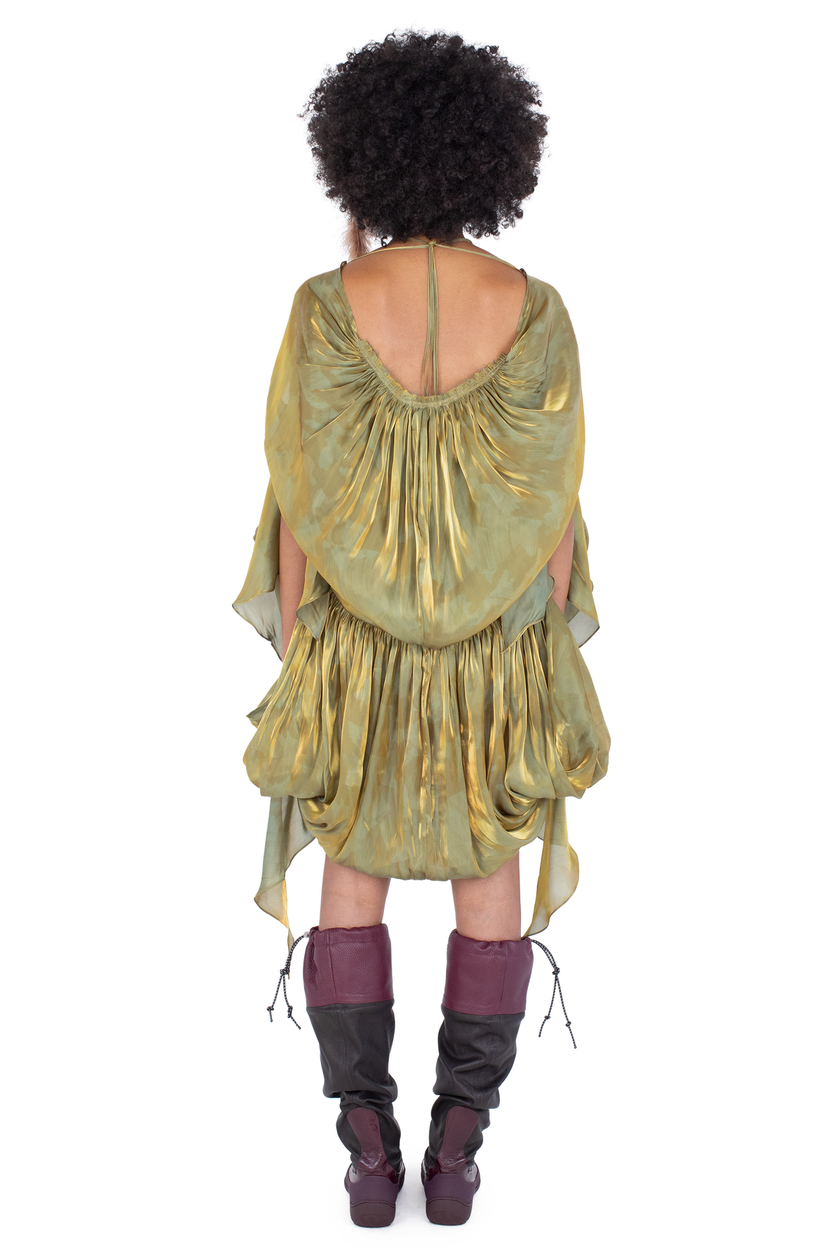 KESTREL Dress — Gold Brush