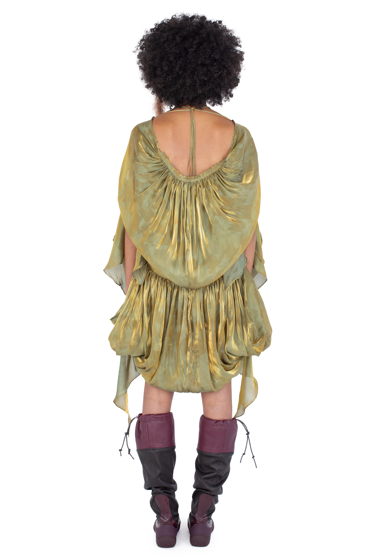 KESTREL Dress — Gold Brush