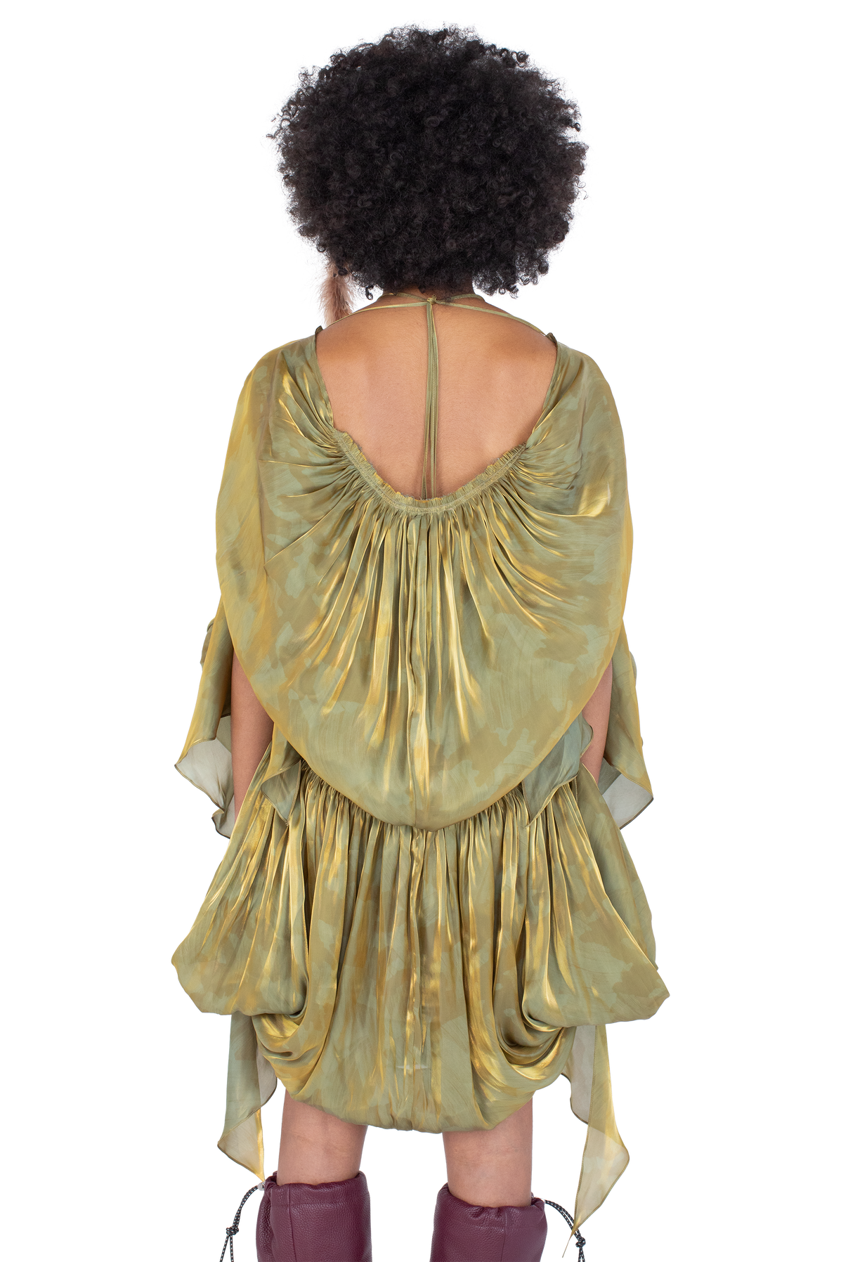 KESTREL Dress — Gold Brush