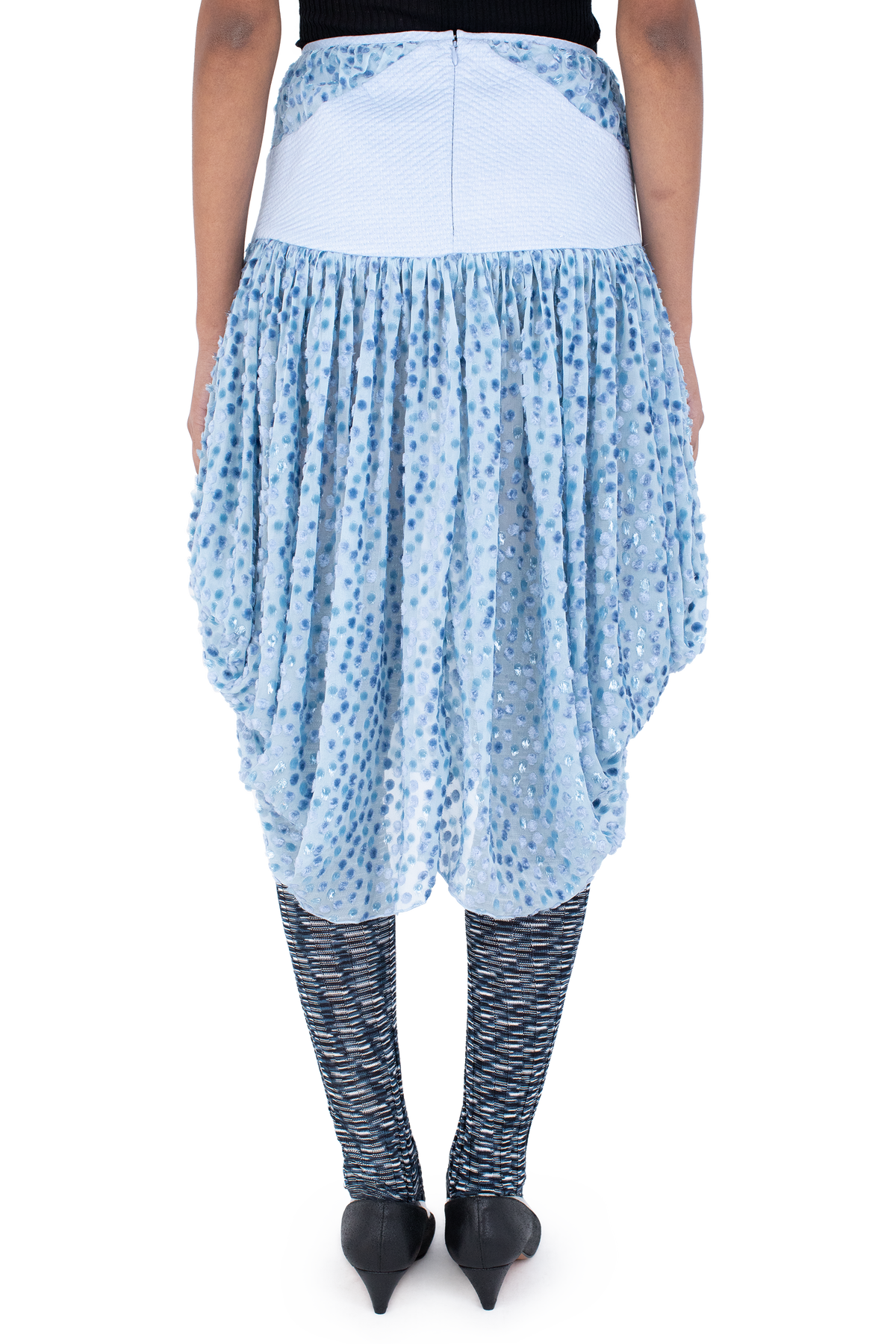 TAWNY Mid-Lenght Skirt — Powder Blue (Exclusive)