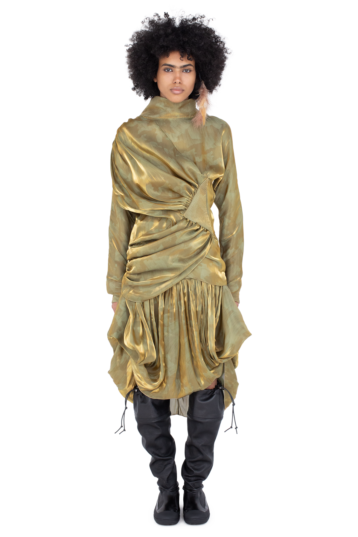 JACANA Blouse — Gold Brush