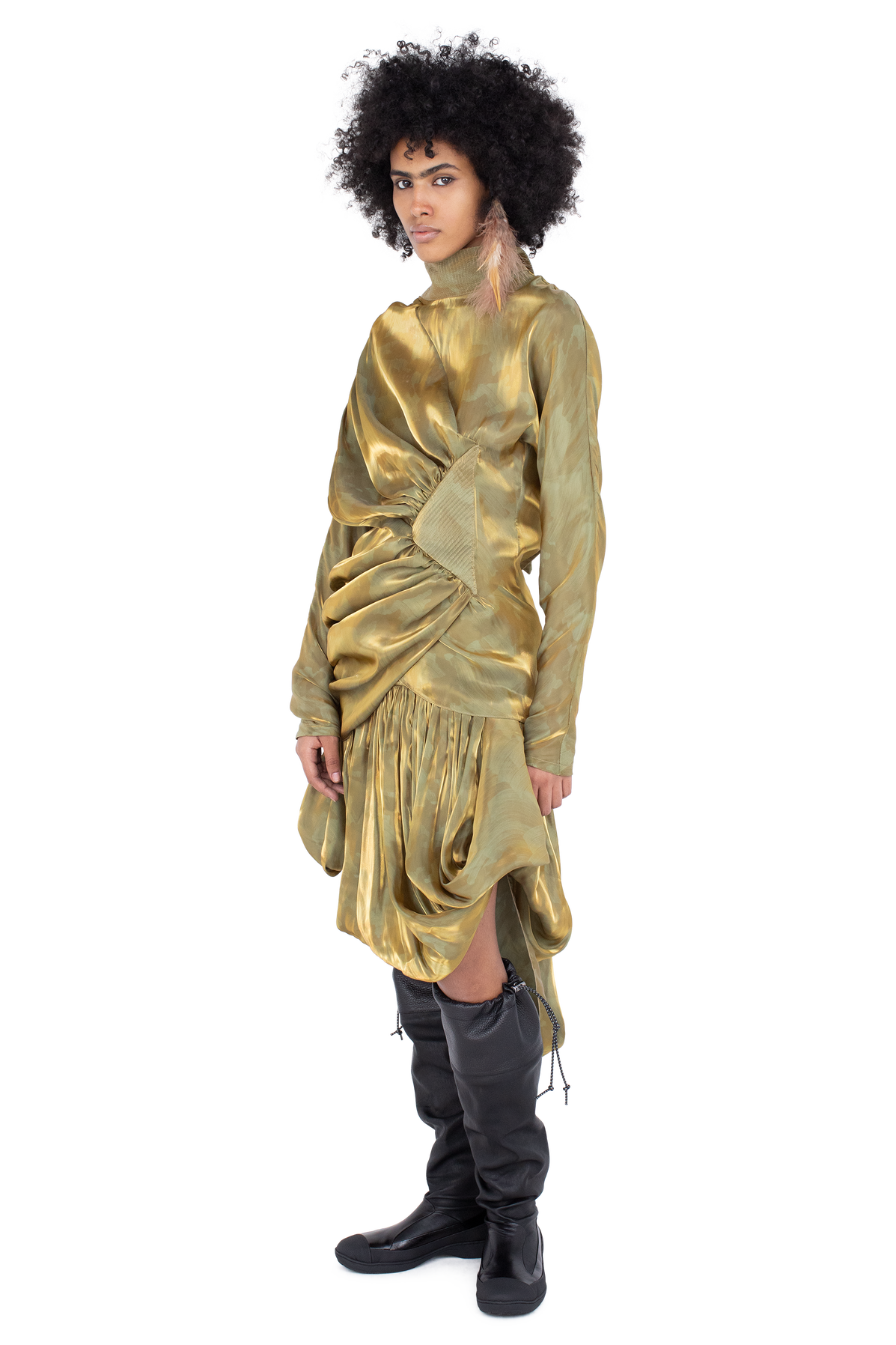 JACANA Blouse — Gold Brush