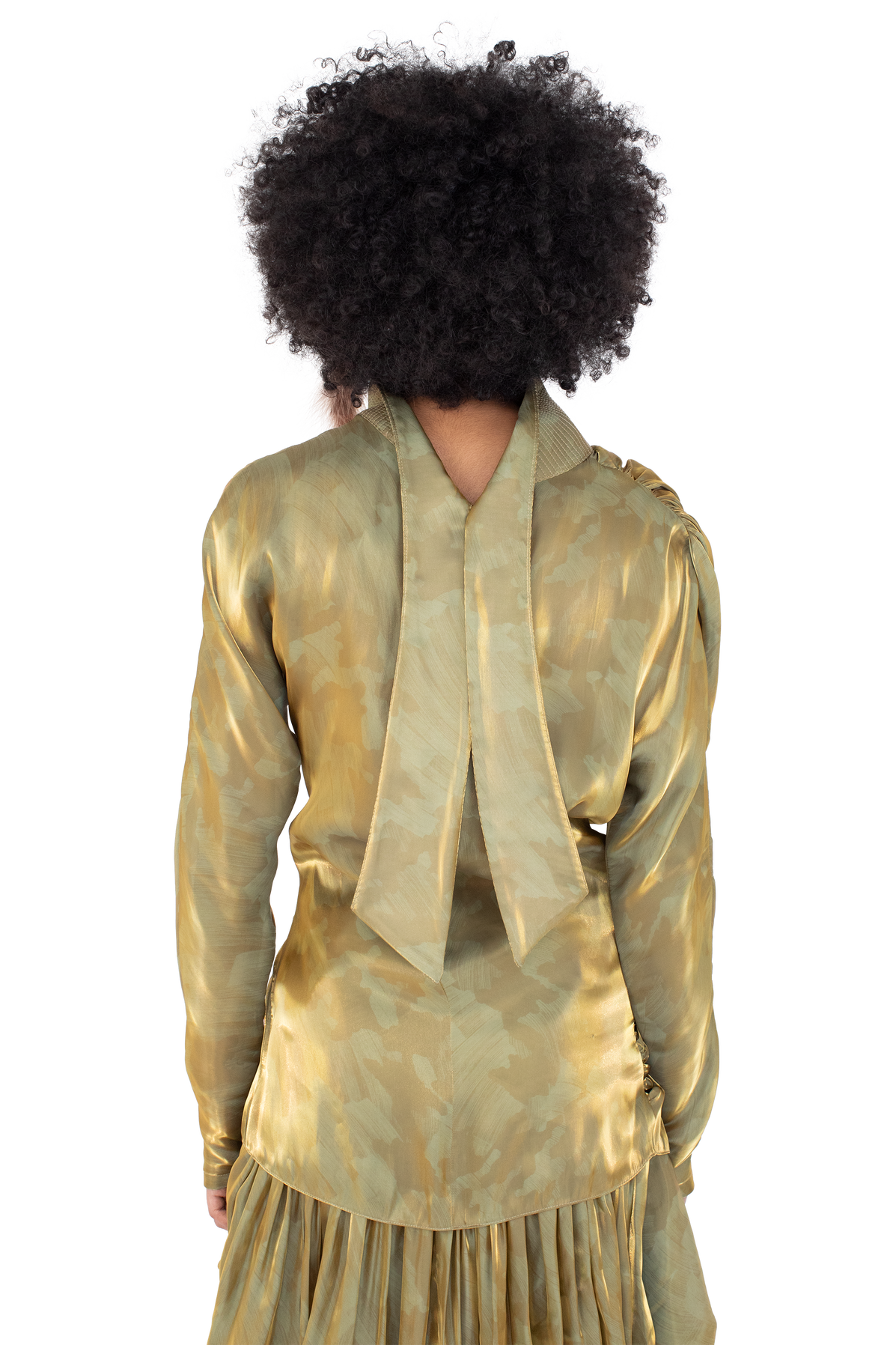 JACANA Blouse — Gold Brush