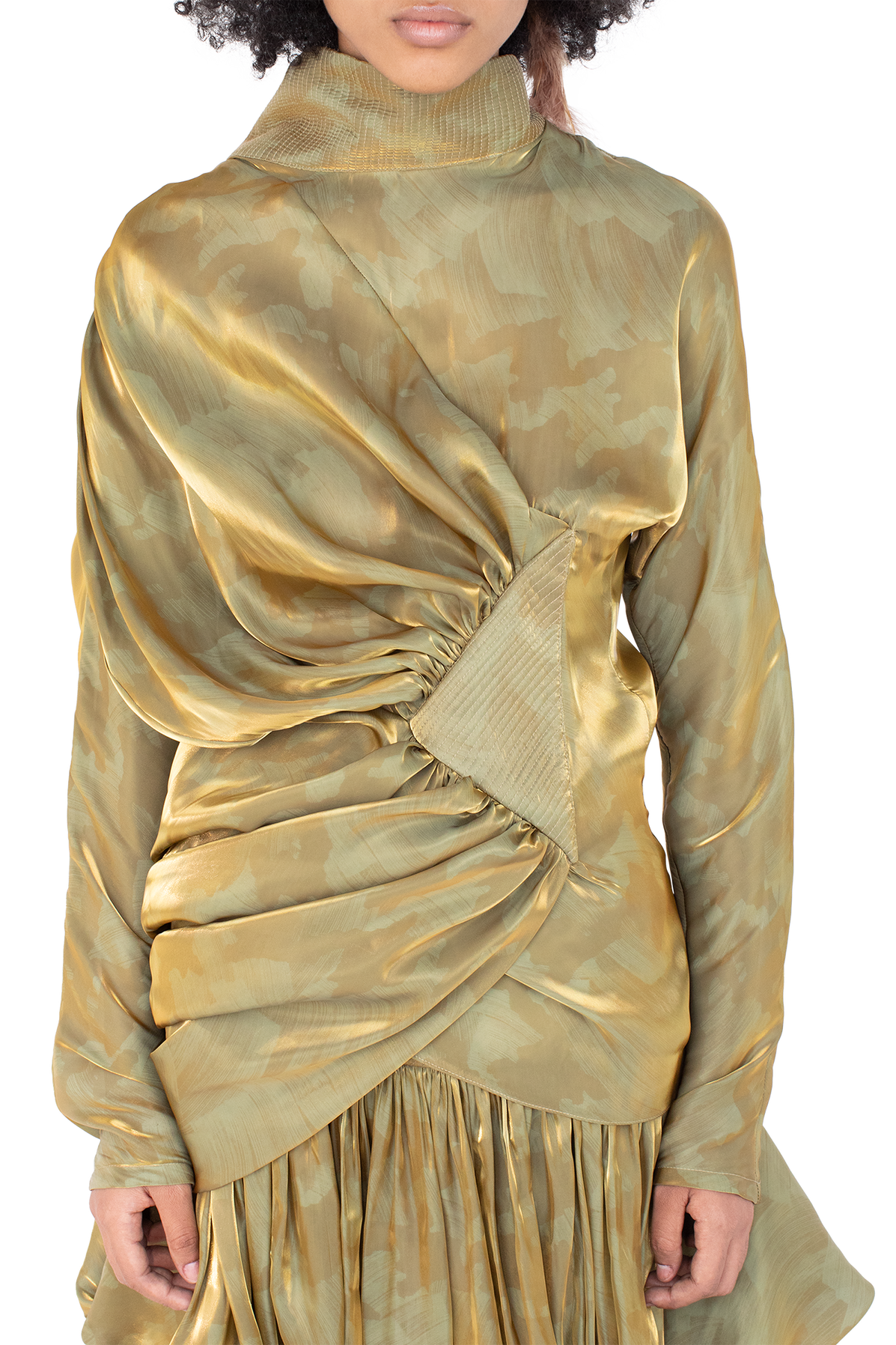 JACANA Blouse — Gold Brush