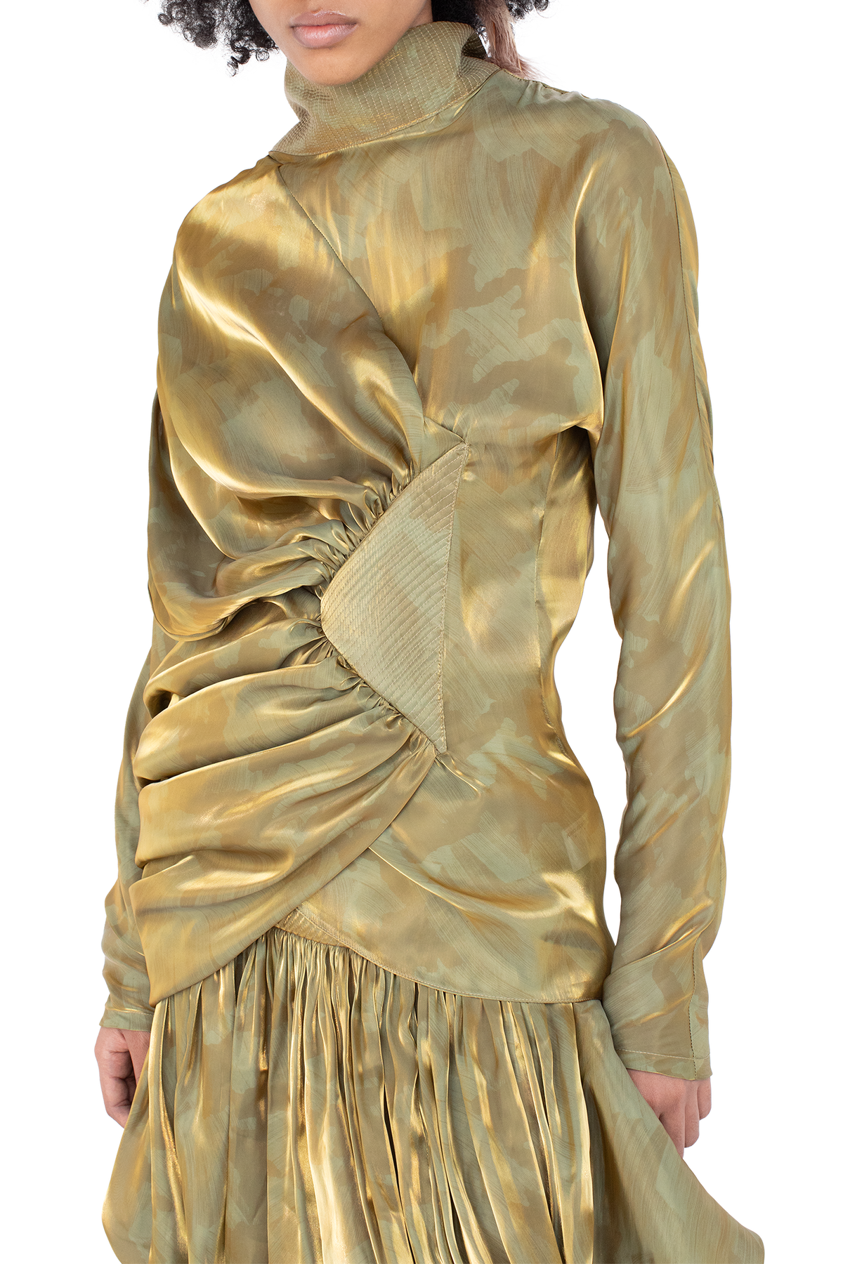 JACANA Blouse — Gold Brush