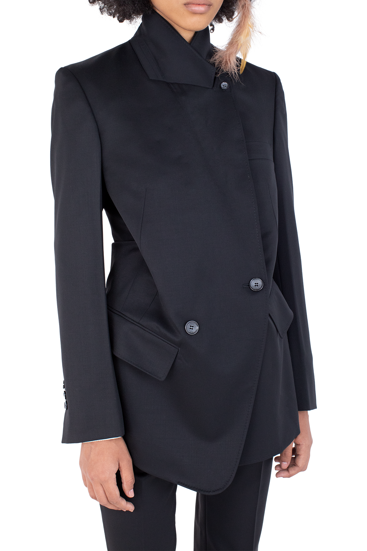 EGRET Tailored Jacket — Jet Black