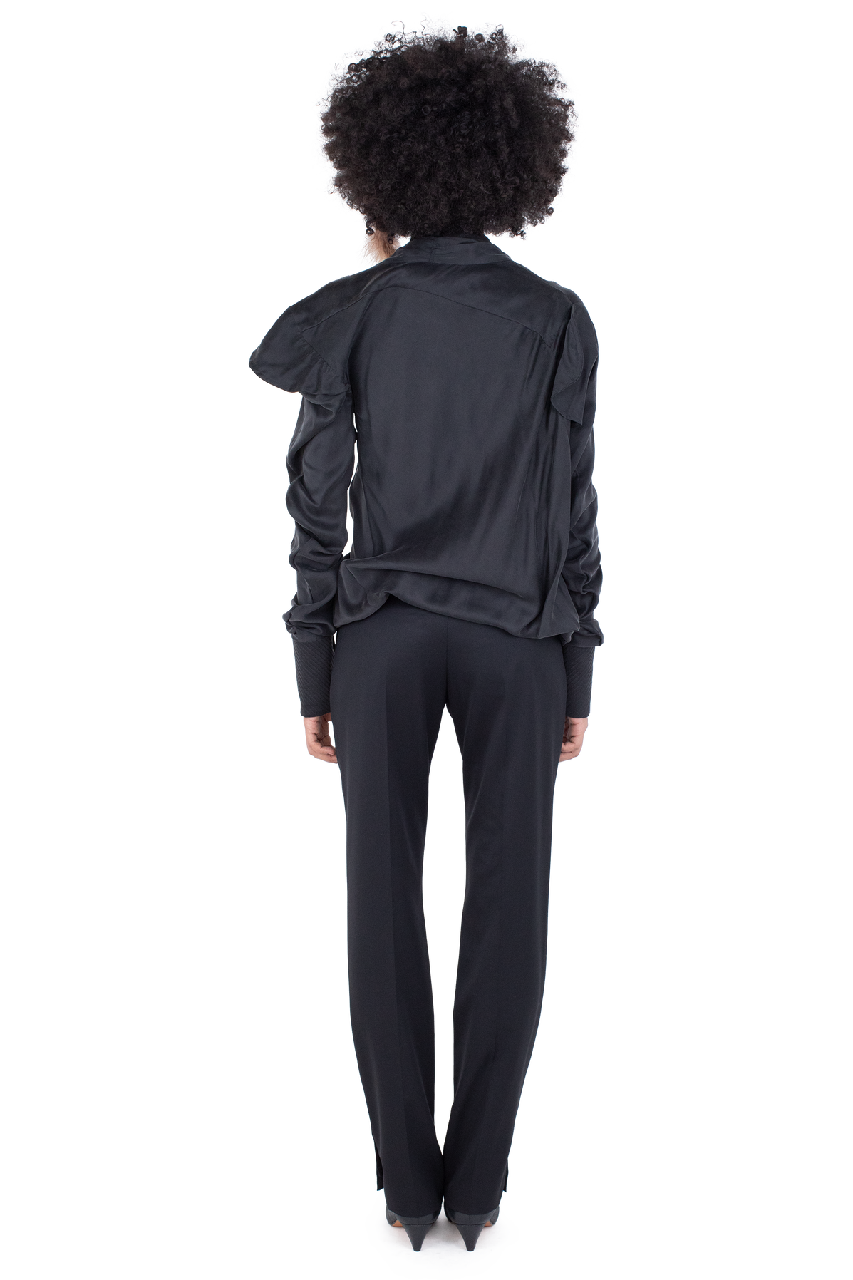 EGRET Tailored Trousers — Jet Black