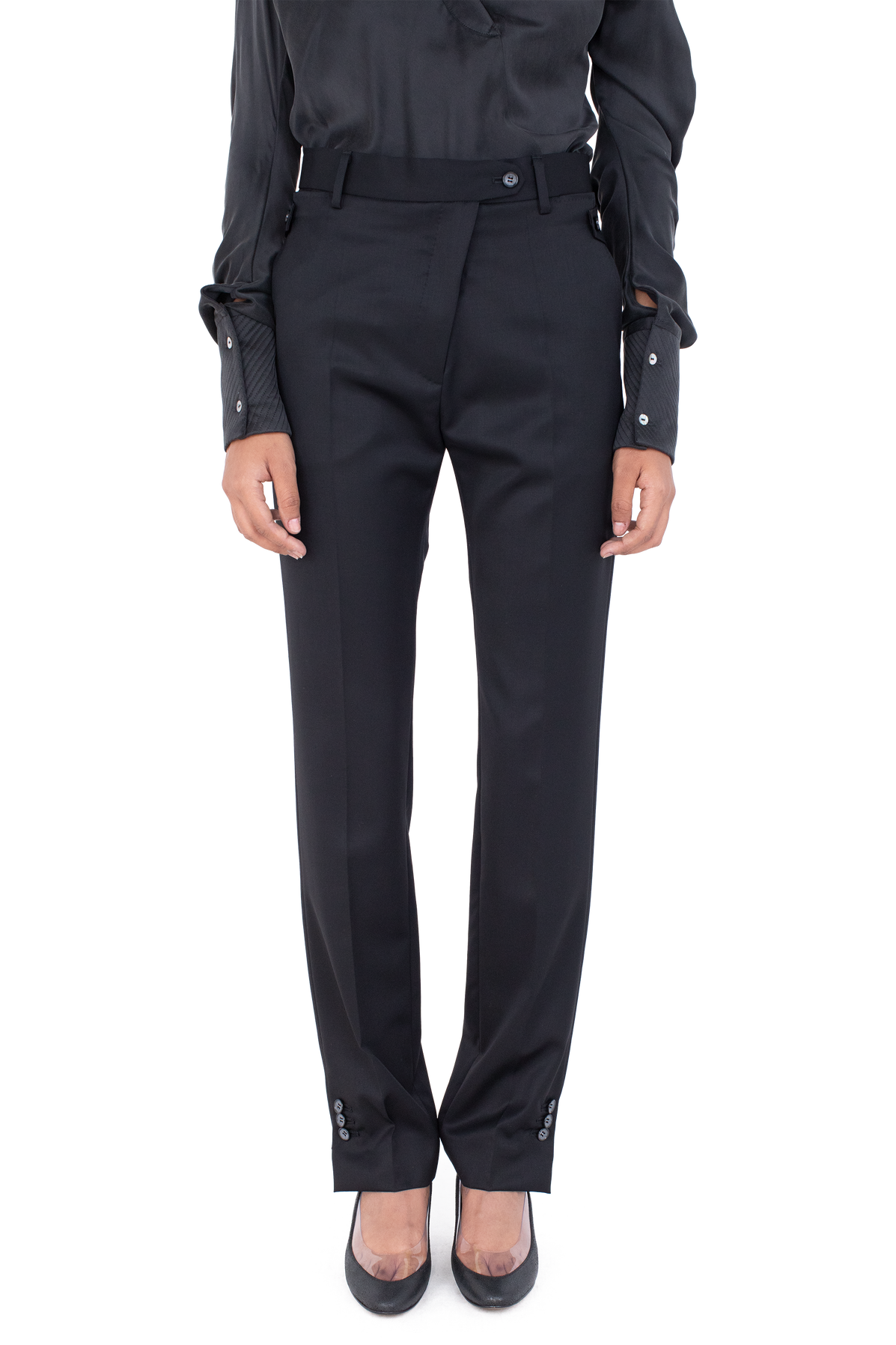 EGRET Tailored Trousers — Jet Black