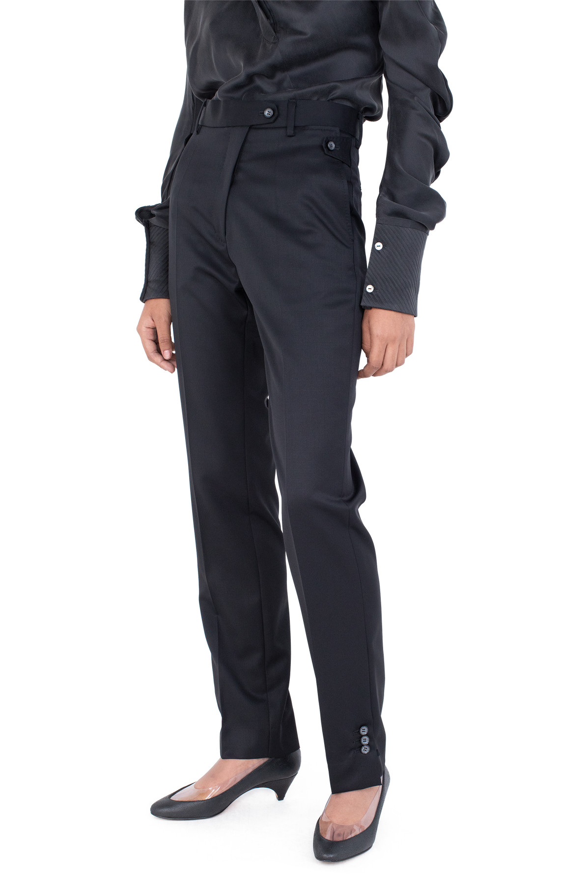 EGRET Tailored Trousers — Jet Black