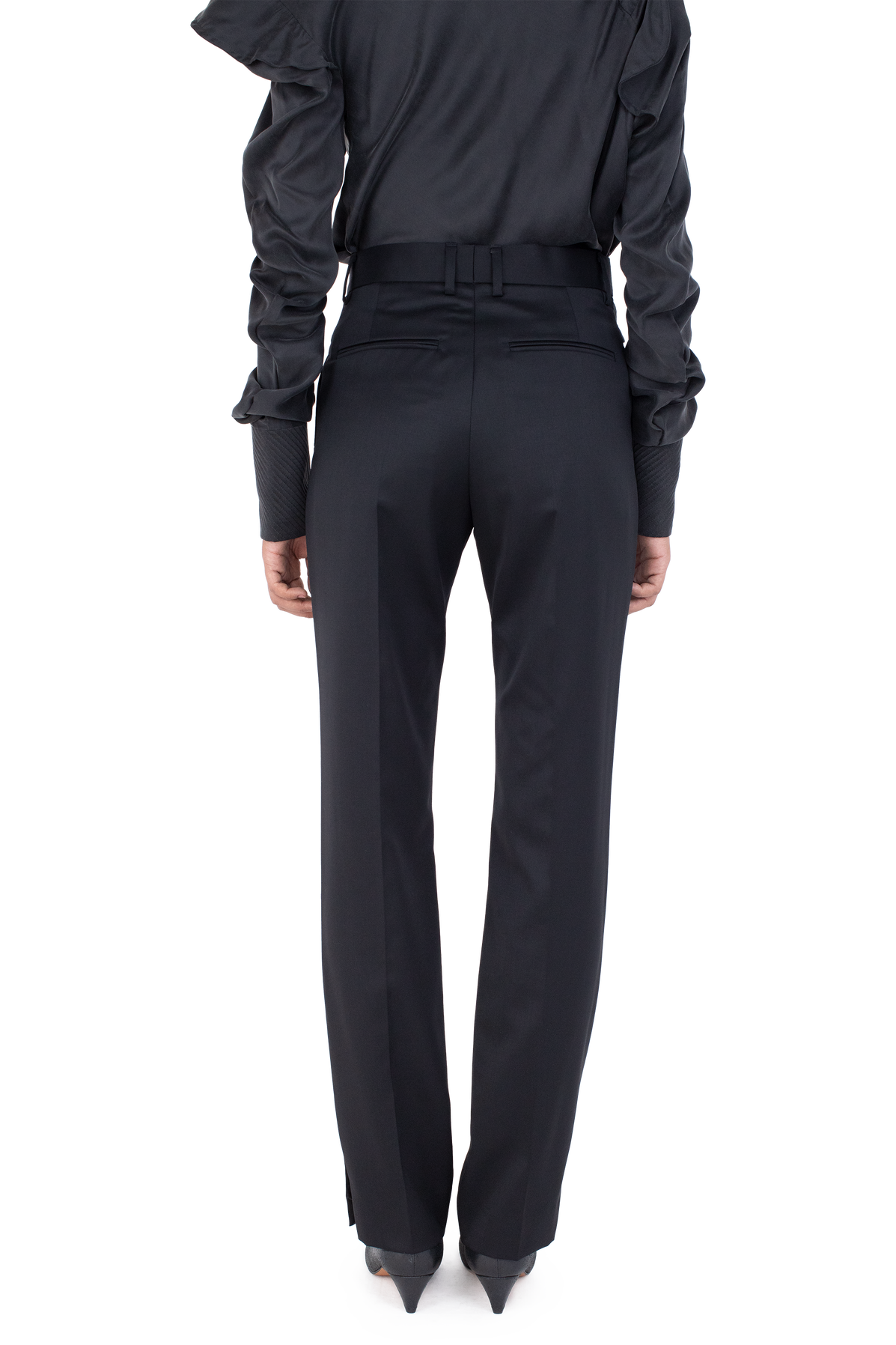 EGRET Tailored Trousers — Jet Black