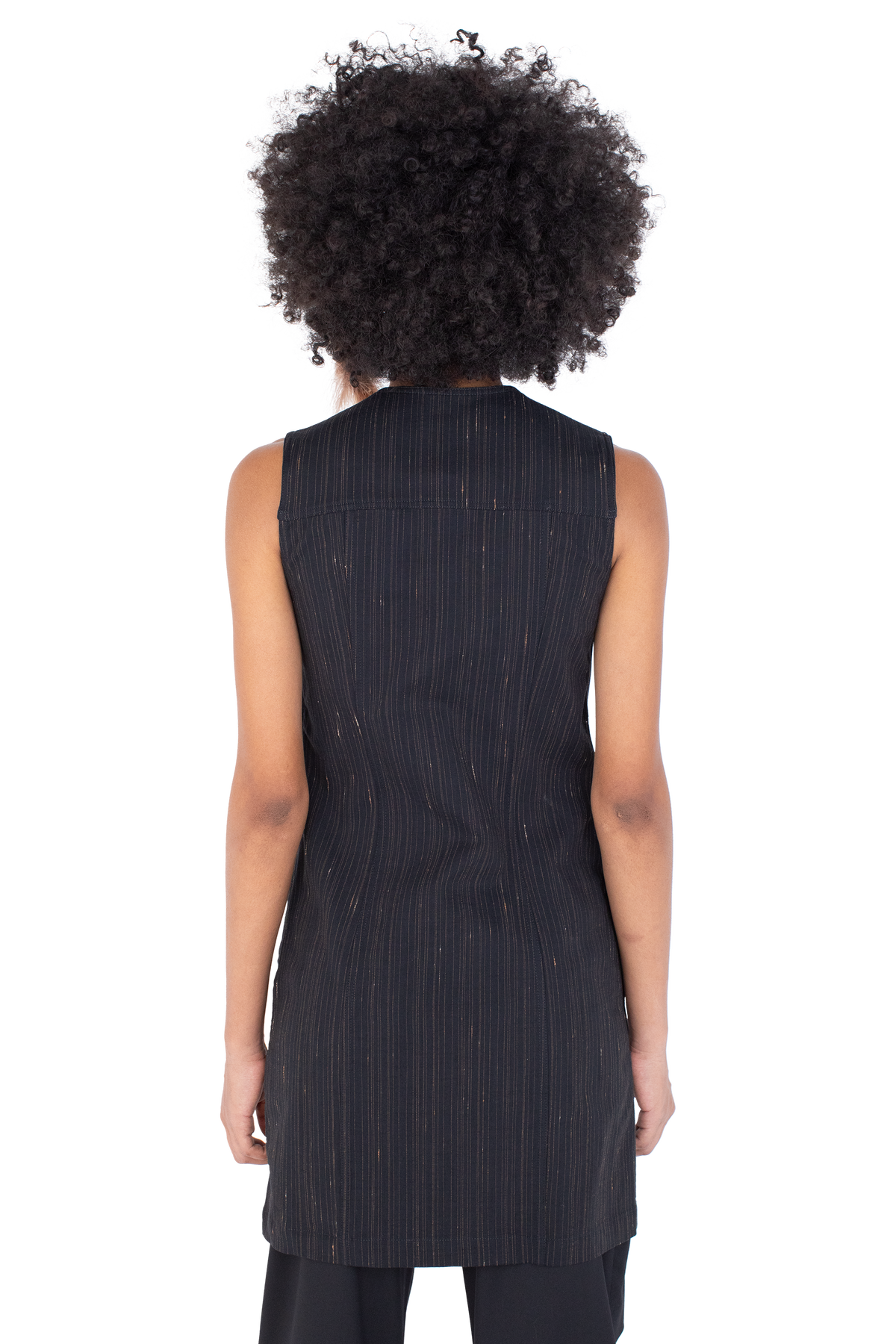 KOEL Tunic — Charcoal & Rose