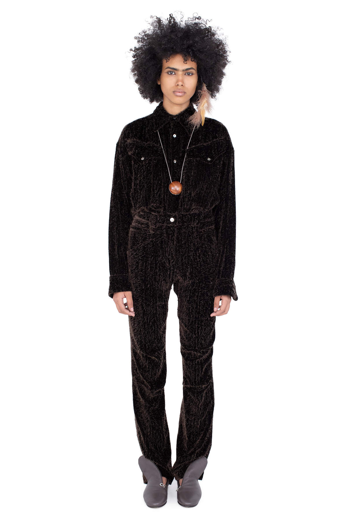 CASSOWARY Trousers — Hickory