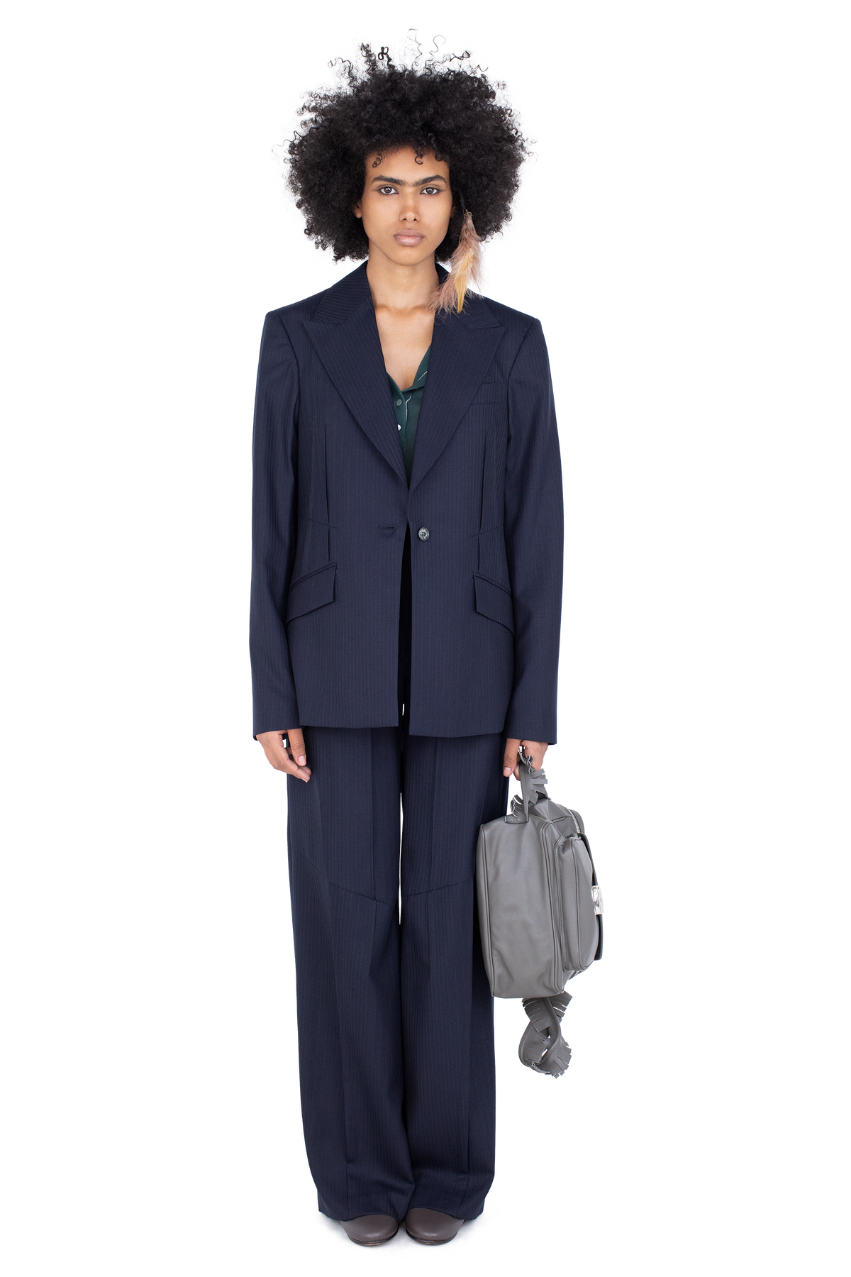 TRIPOLINA Tailored Jacket — Navy