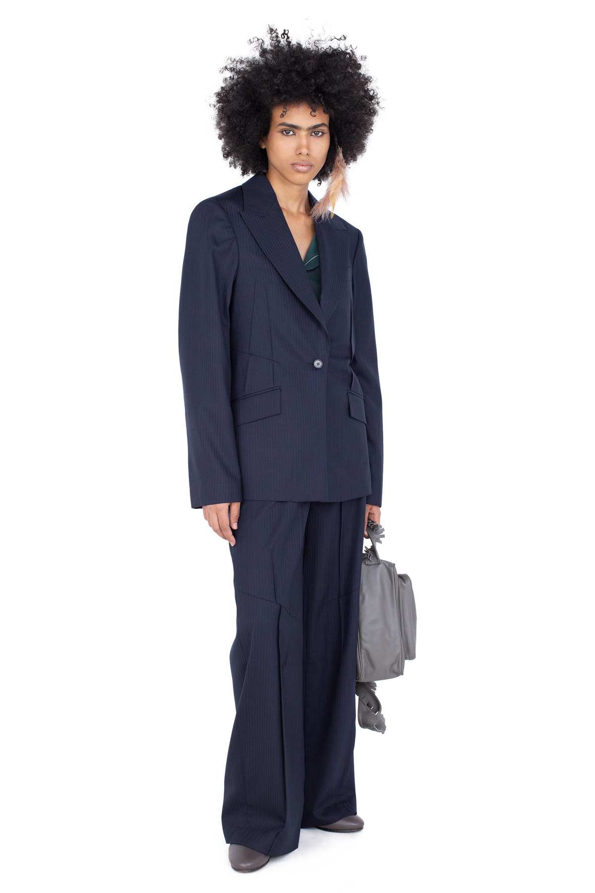 TRIPOLINA Tailored Jacket — Navy