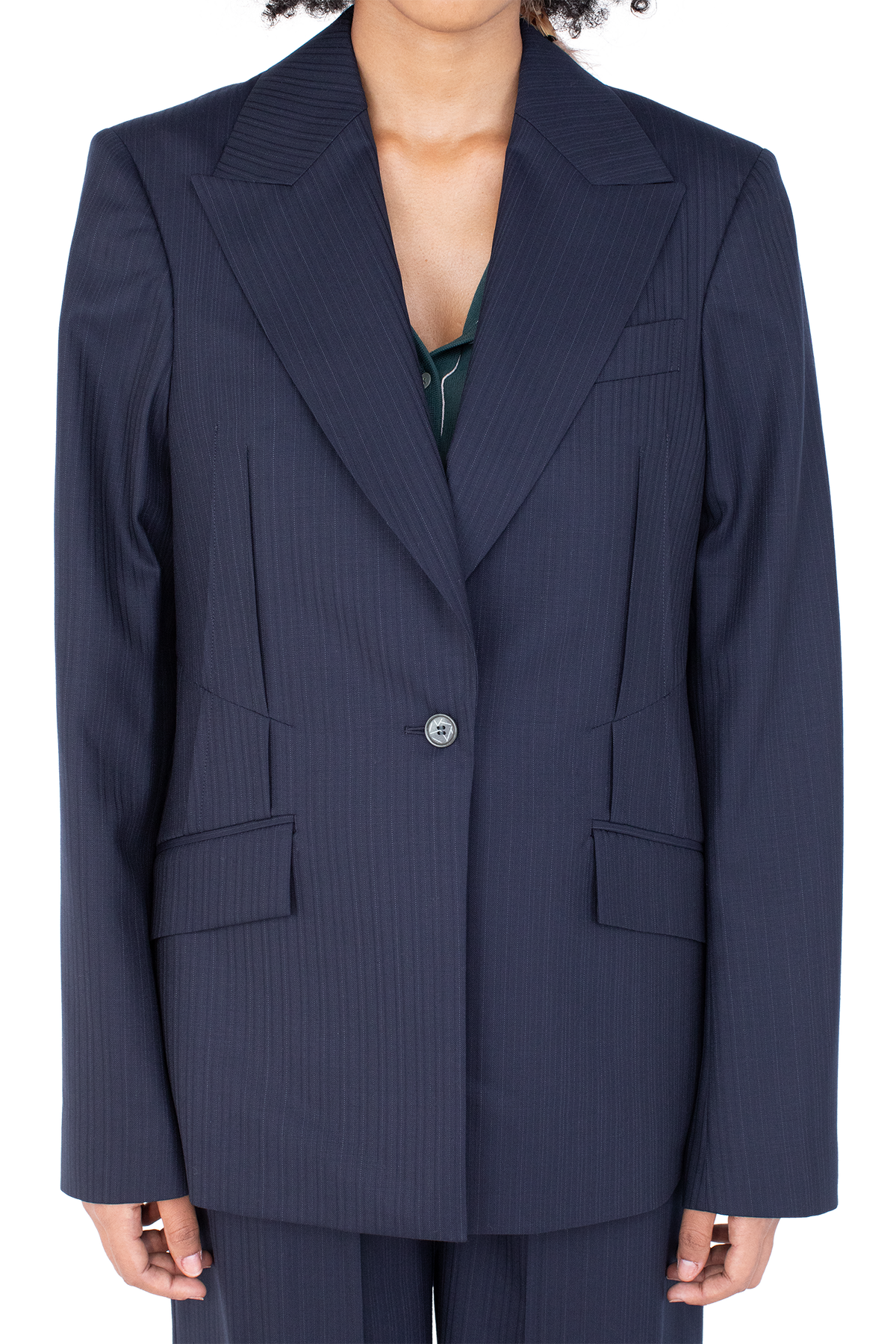 TRIPOLINA Tailored Jacket — Navy