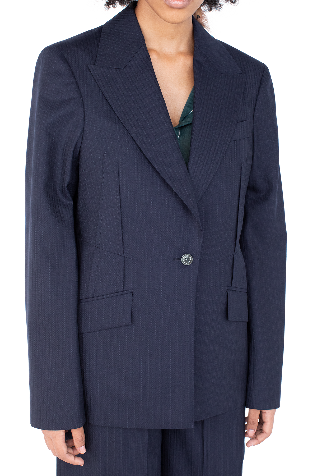 TRIPOLINA Tailored Jacket — Navy